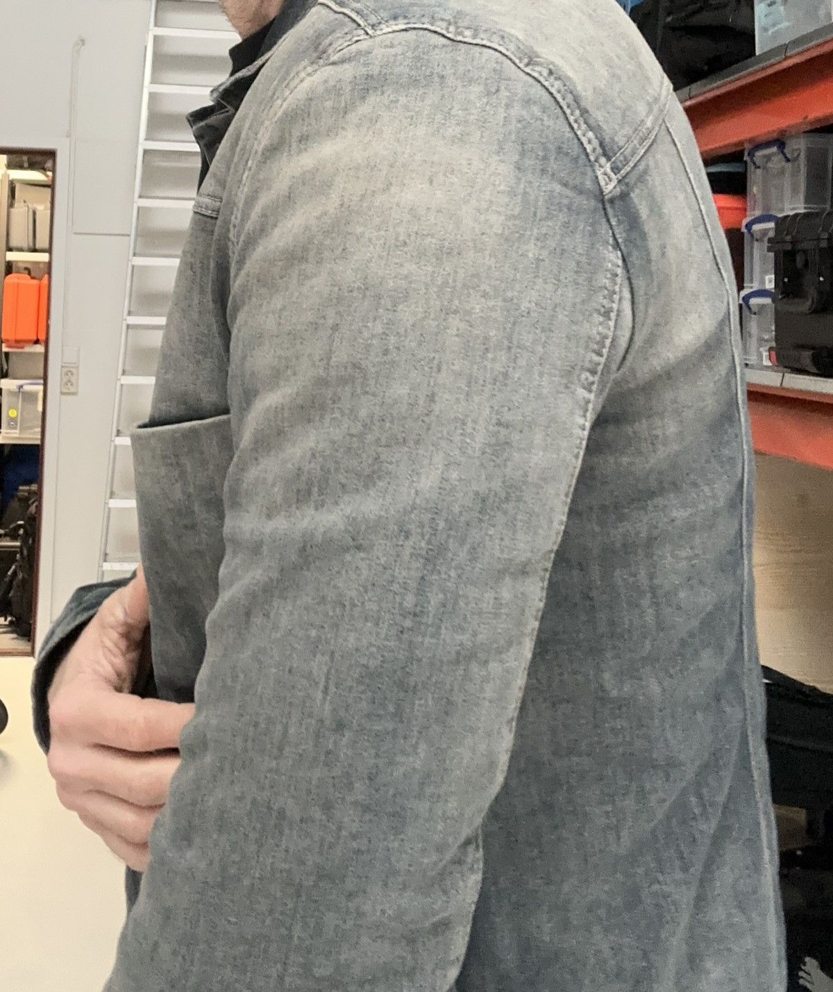 Rick Owens Drkshdw Rick Owens Denim Lab Jacket Size US L / EU 52-54 / 3 - 13 Thumbnail