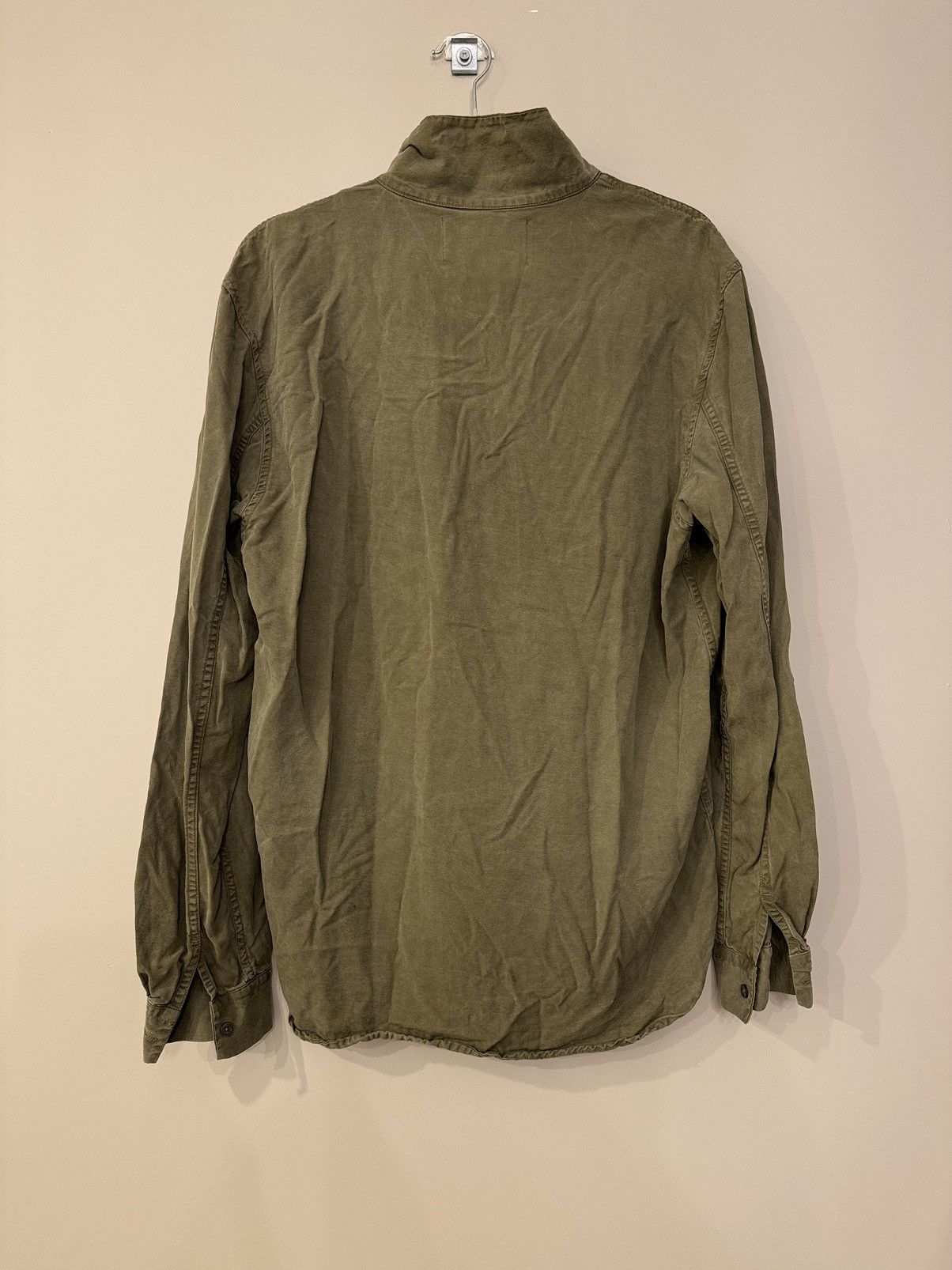 Our Legacy Our Legacy shirting Zip 1/4 khaki vintage Lampo Size US M / EU 48-50 / 2 - 6 Thumbnail