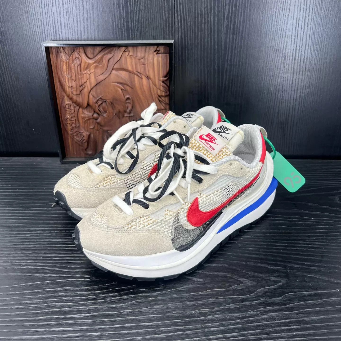 Nike sacai vaporwaffle gray/white 42.5 2x Worn With Box Size US 9 / EU 42 - 1 Thumbnail