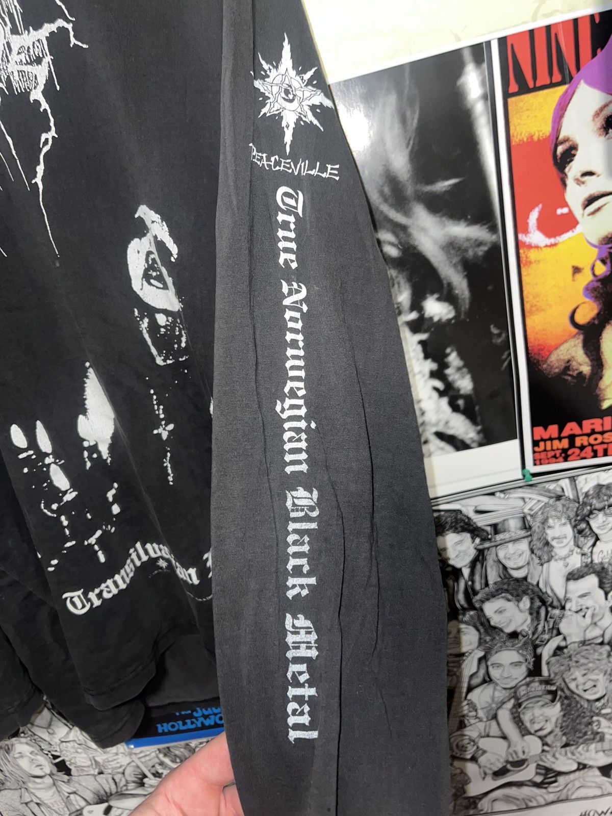 Band Tees × Vintage VINTAGE DARKTHRONE LONGSLEEVE 1999 Size US XL / EU 56 / 4 - 4 Thumbnail