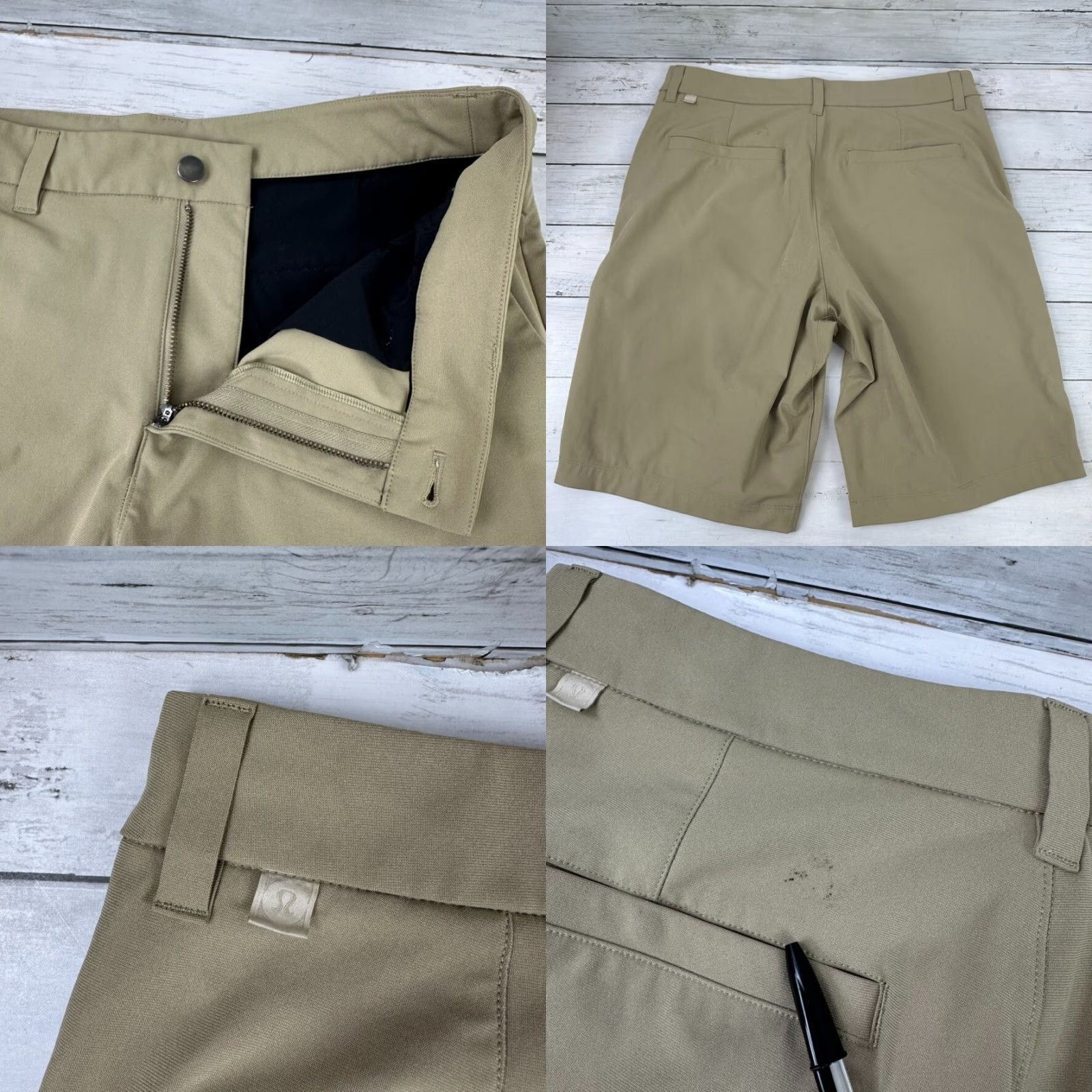 Lululemon Lululemon ABC Classic Fit 11" inseam Shorts Mens Size 31 Tan Golf Size US 31 - 8 Thumbnail