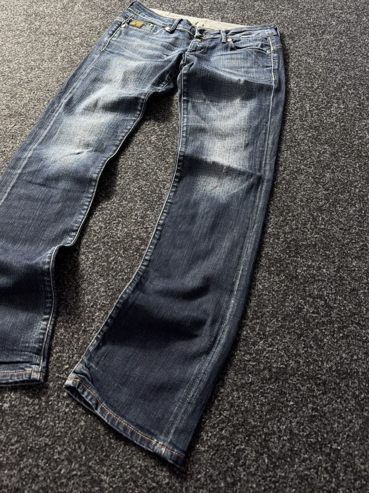 G-Star × Vintage Vintage 90s G-Star Raw Denim Jeans Pants Baggy Size 30" / US 8 / IT 44 - 3 Thumbnail