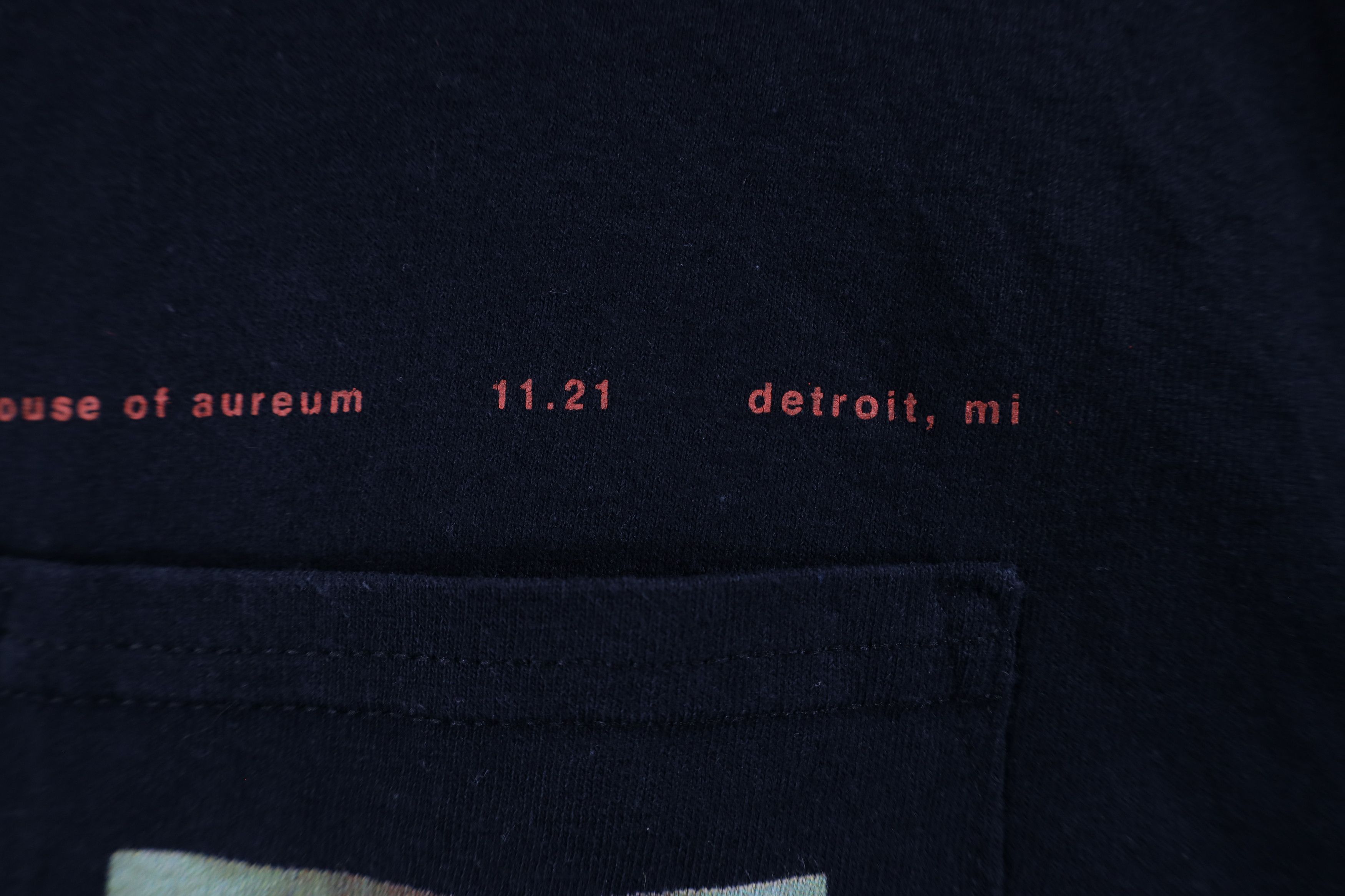 Vintage Vintage Y2K Streetwear Of Aureum Detroit Pocket T-Shirt Size US XL / EU 56 / 4 - 6 Thumbnail