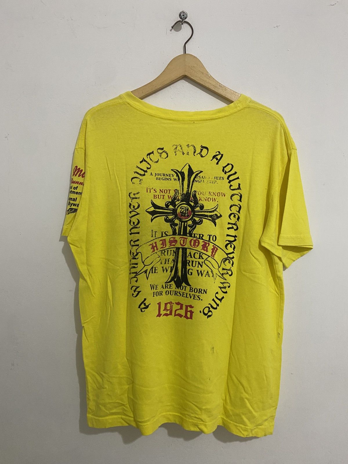 If Six Was Nine × Japanese Brand × Le Grande Bleu (L.G.B.) Japanese Crosses Poem Shirt Lgb Ifsixwasnine Size US L / EU 52-54 / 3 - 3 Thumbnail