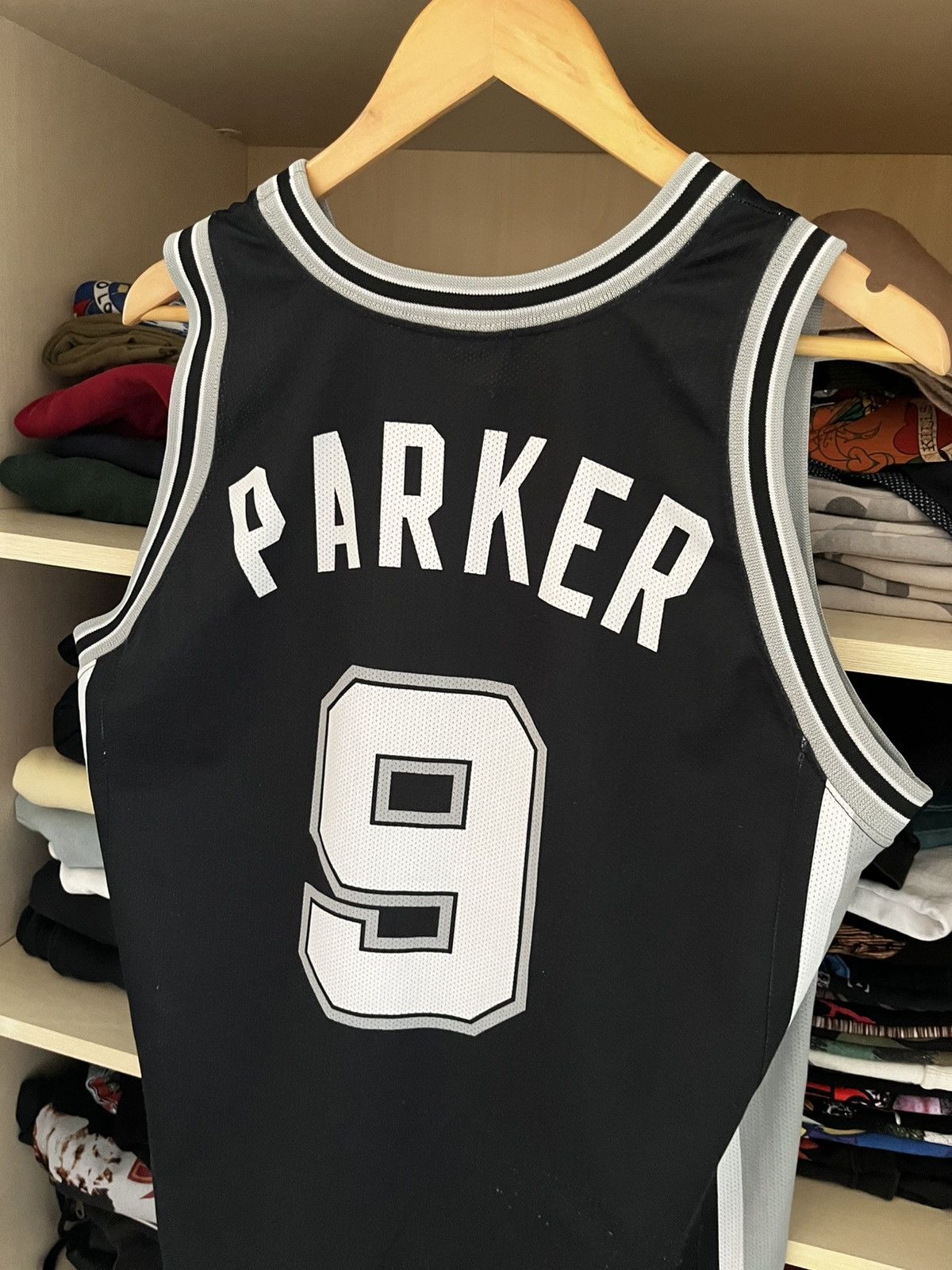 Champion Tony Parker #9 San Antonio Spurs NBA Basketball Jersey Size US M / EU 48-50 / 2 - 7 Thumbnail
