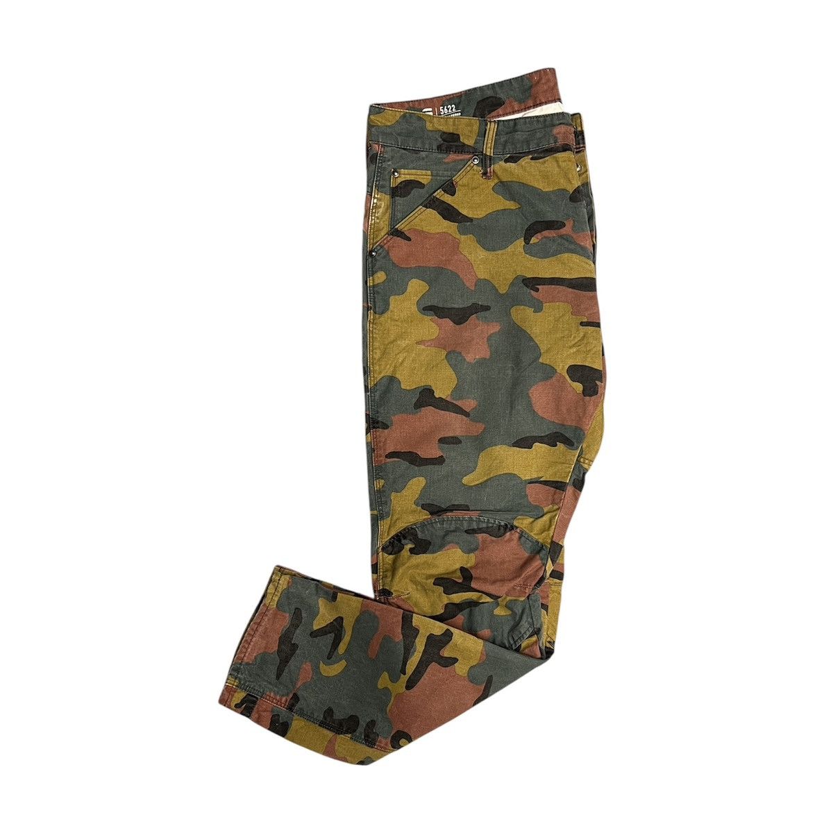 G-Star Pharrell Williams x G-Star RAW Elwood X25 Puzzle Camo Pants Size US 36 / EU 52 - 5 Thumbnail