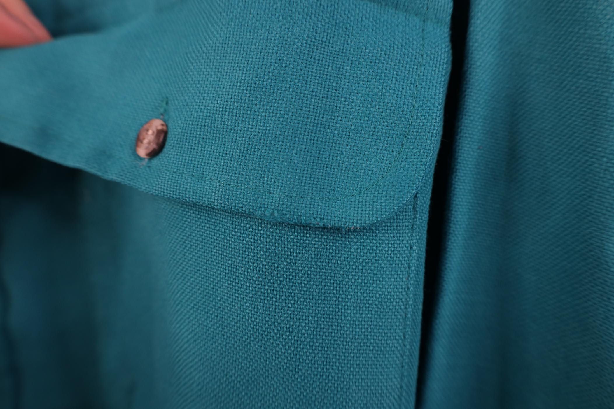 Vintage Vintage 70s 80s Streetwear Knit Double Pocket Button Shirt Size US L / EU 52-54 / 3 - 7 Thumbnail