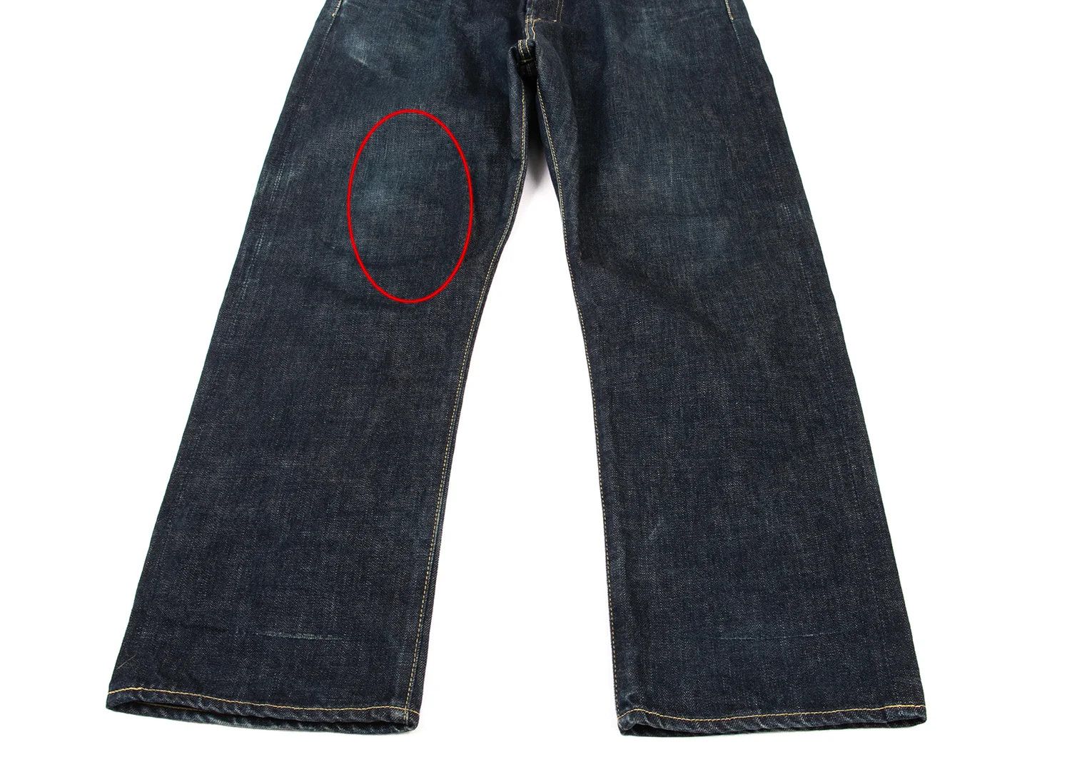 Ganryu Indigo Leather Patch Straight Denim Pants Size S Size US 30 / EU 46 - 9 Thumbnail