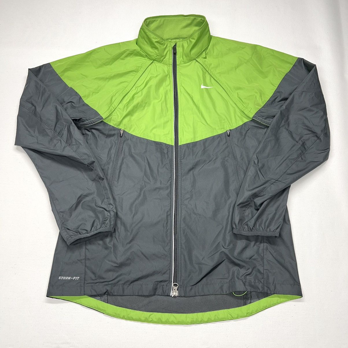 Nike Nike Storm Fit Jacket Green Full Zip Convertible Running Size US M / EU 48-50 / 2 - 1 Thumbnail