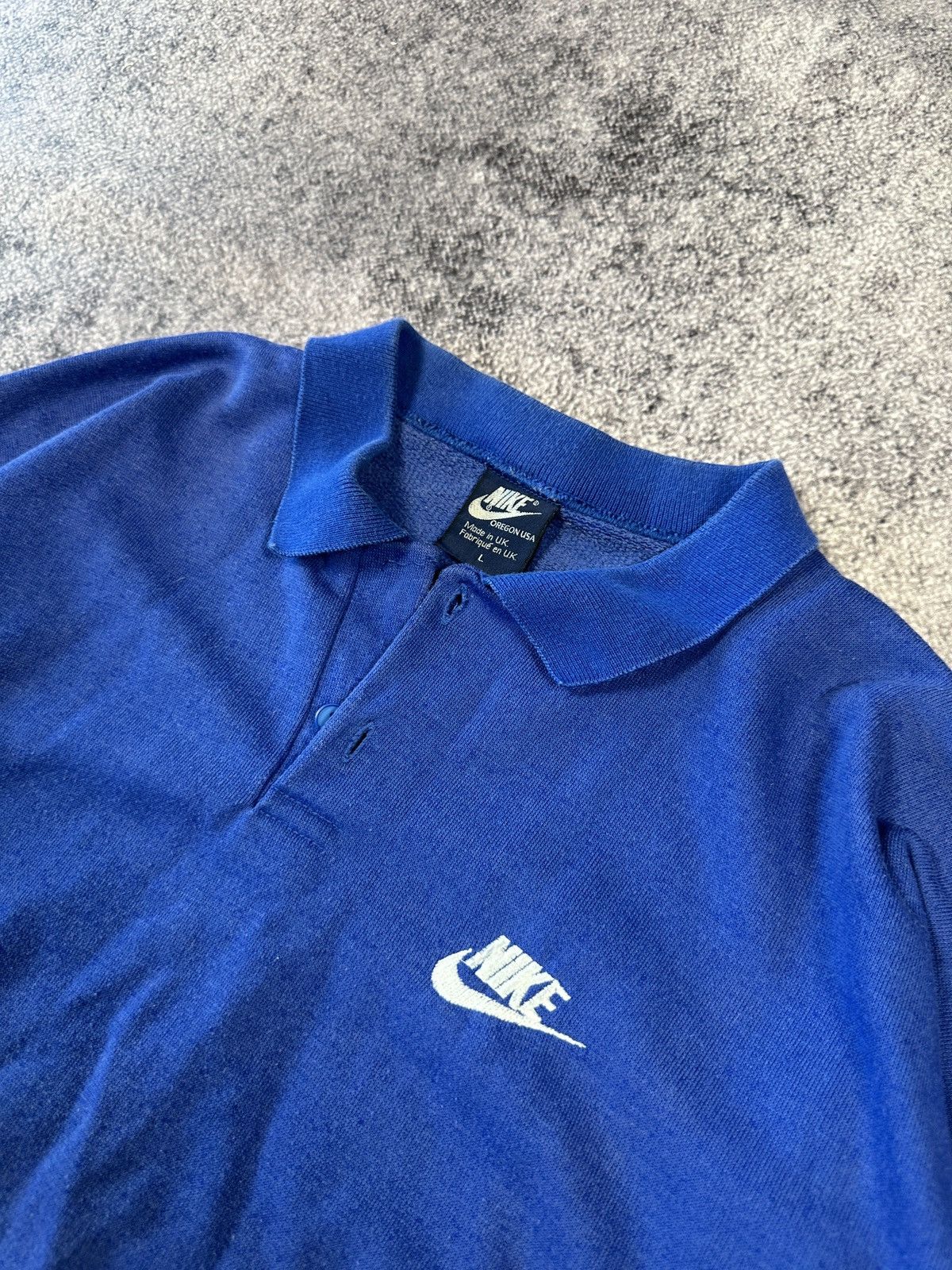 Nike × Vintage Vintage Nike Long Sleeve Polo Rugbys Streetwear Rare VTg L Size US L / EU 52-54 / 3 - 2 Thumbnail