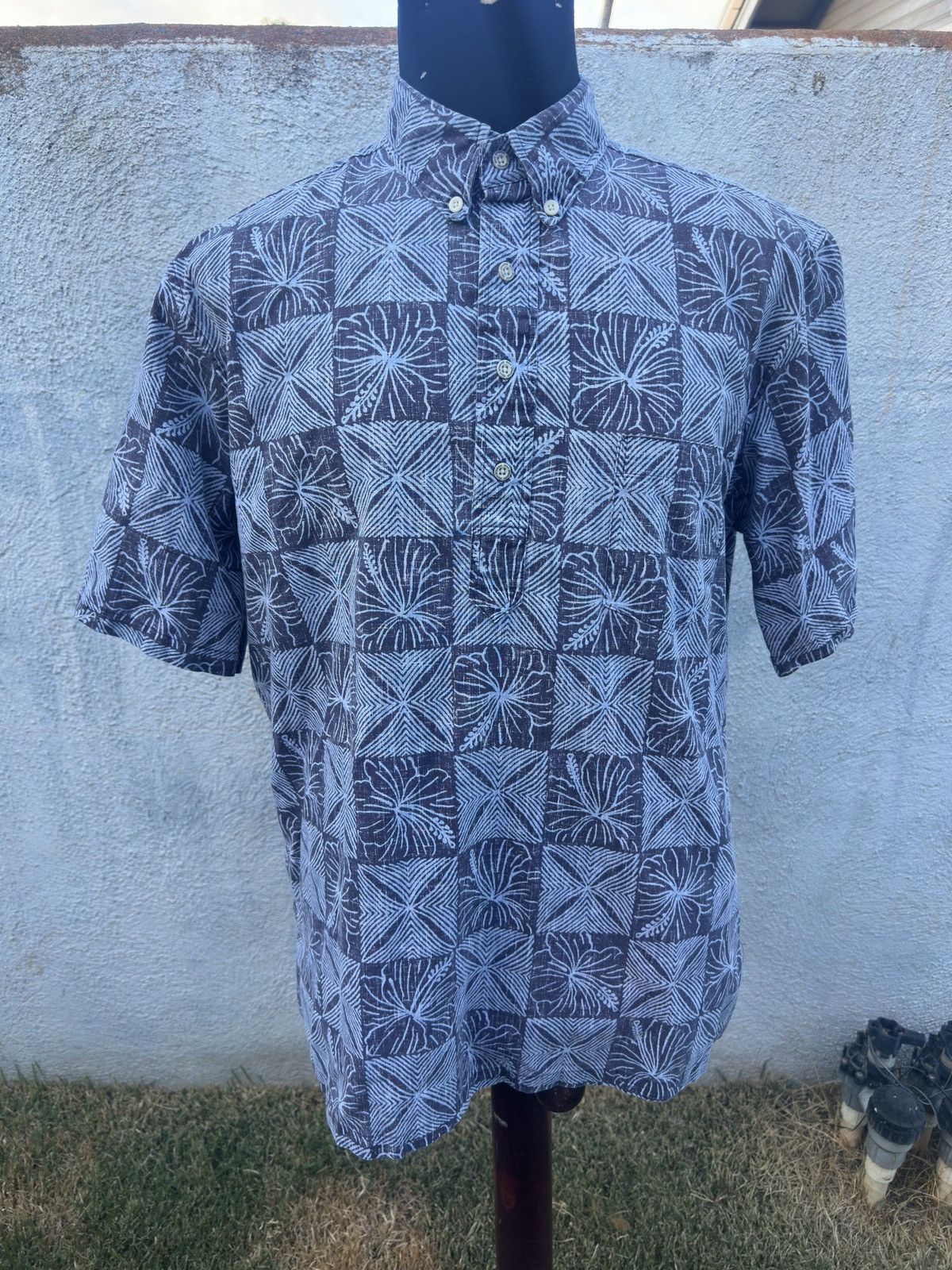 Reyn Spooner PreOwned Reyn Spooner Classic Fit Hawaiian Print Men's L Size US L / EU 52-54 / 3 - 1 Thumbnail