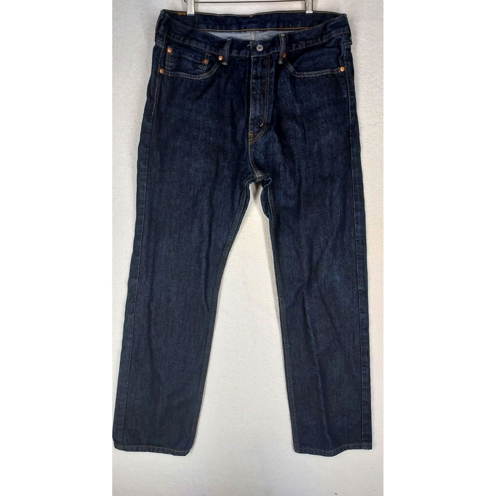 Levi's VINTAGE Levi’s Men’s Jeans 5-Pocket Denim Blue W36 L32 Regular Fit Straight Size US 36 / EU 52 - 2 Thumbnail