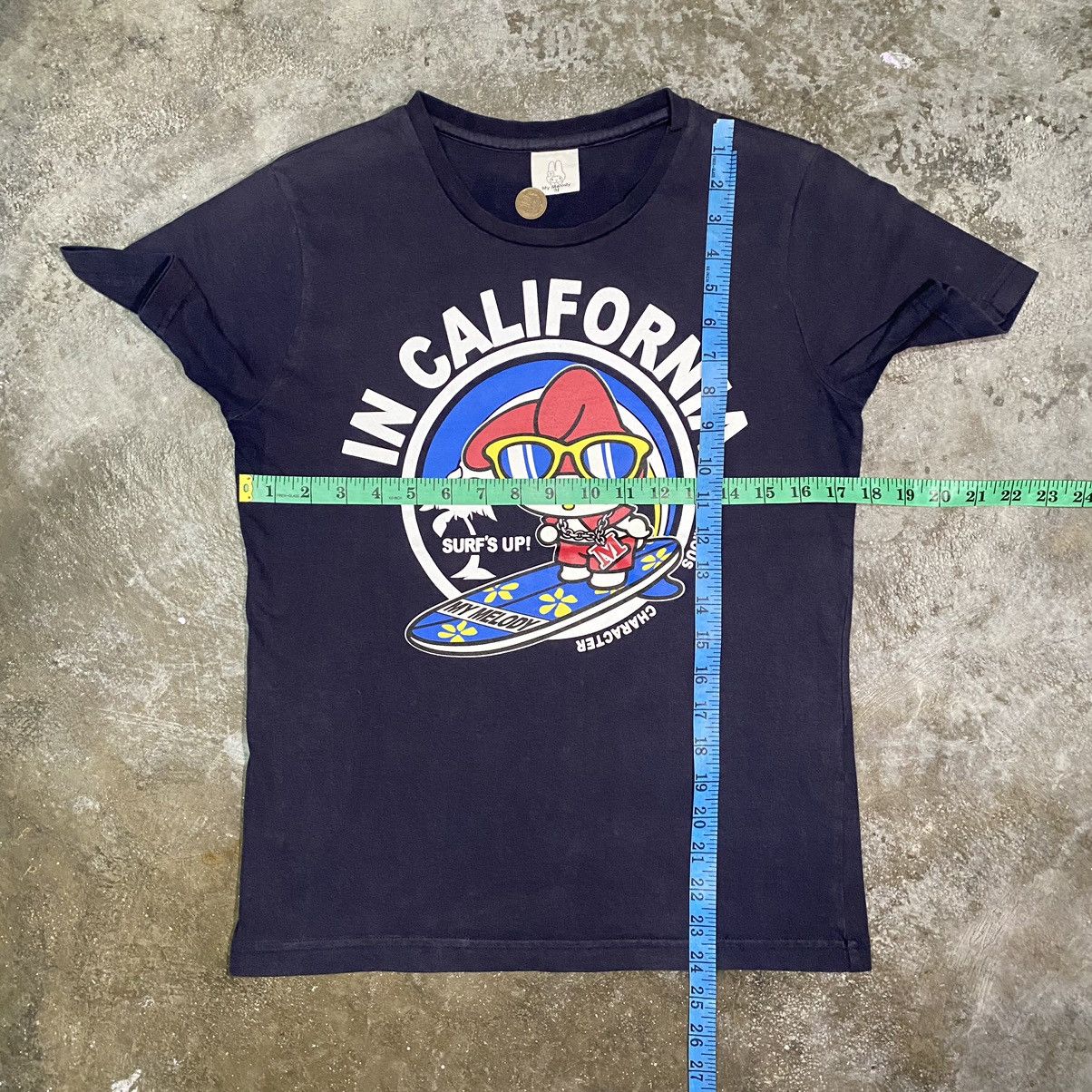 Anime × Vintage Hello Kitty Surf’s Up In California Cartoon T Shirt Size US M / EU 48-50 / 2 - 11 Thumbnail