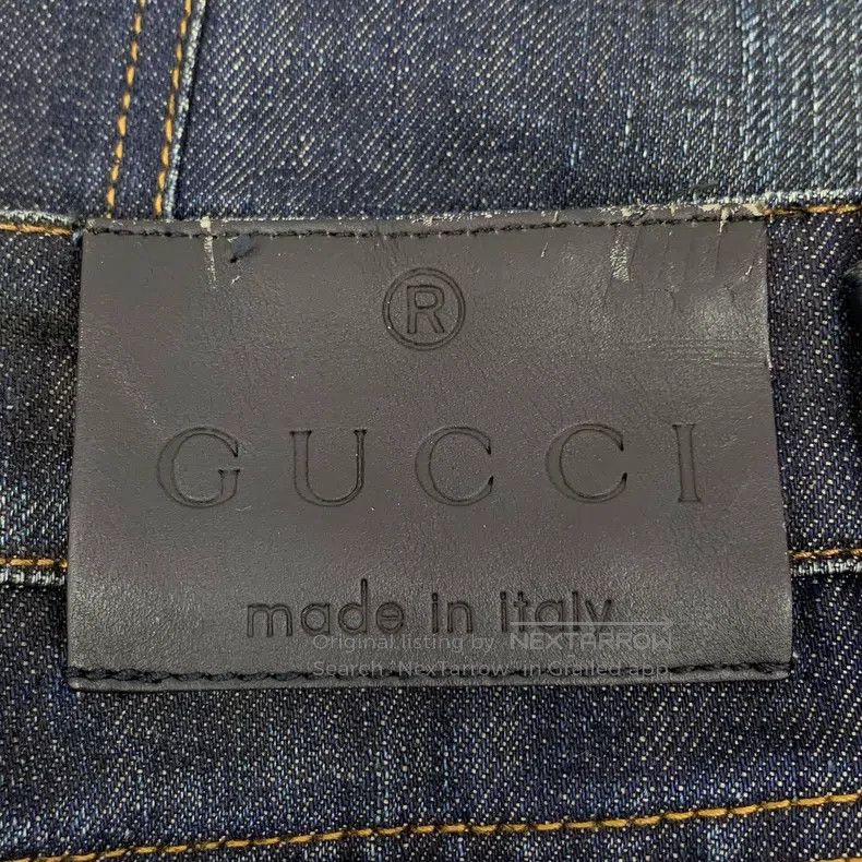 Gucci Gucci Dark blue cotton horse buckle denim skirt Size 25" / US 0 / IT 36 - 5 Thumbnail