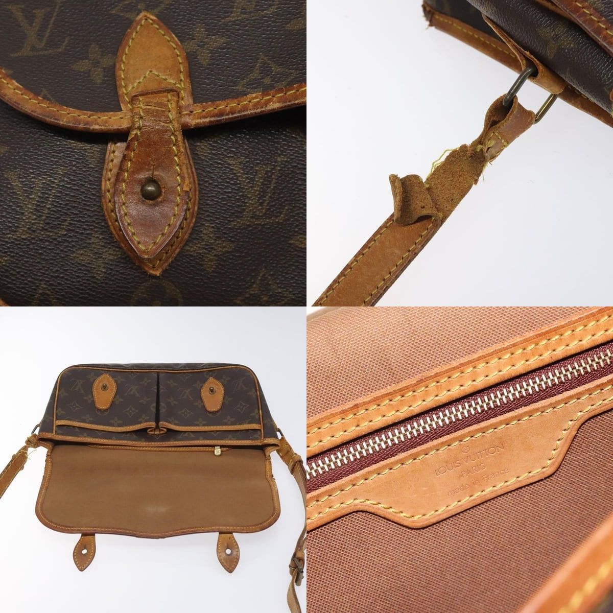 Louis Vuitton LOUIS VUITTON Monogram Givesier MM Shoulder Bag M42247 Size ONE SIZE - 11 Thumbnail