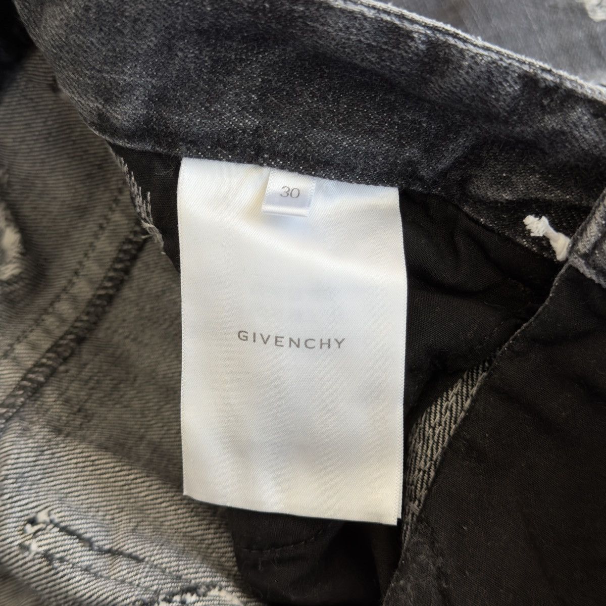 Givenchy AW2023 Moleskin Patch Boro Distressed Repaired Denim Jeans Size US 30 / EU 46 - 14 Thumbnail