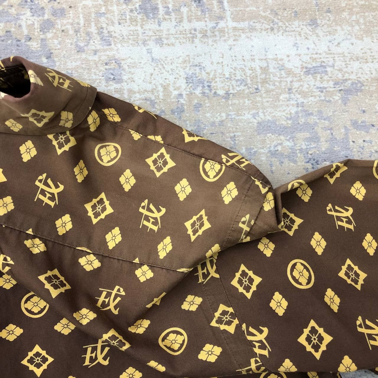 Evisu T322 EVISU MONOGRAM SHIRTS Size US M / EU 48-50 / 2 - 8 Thumbnail