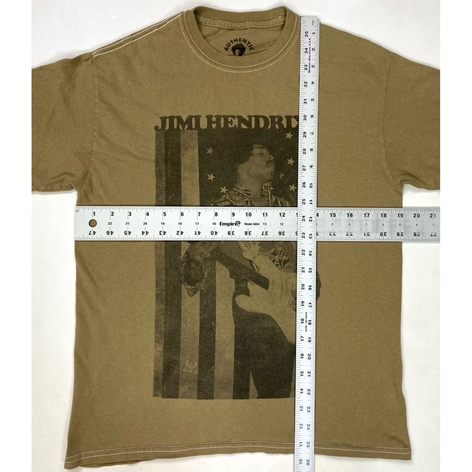 Vintage Jimi Hendrix Graphic T-shirt Women Medium Brown Short Sleeve Music shirt Size M / US 6-8 / IT 42-44 - 5 Thumbnail