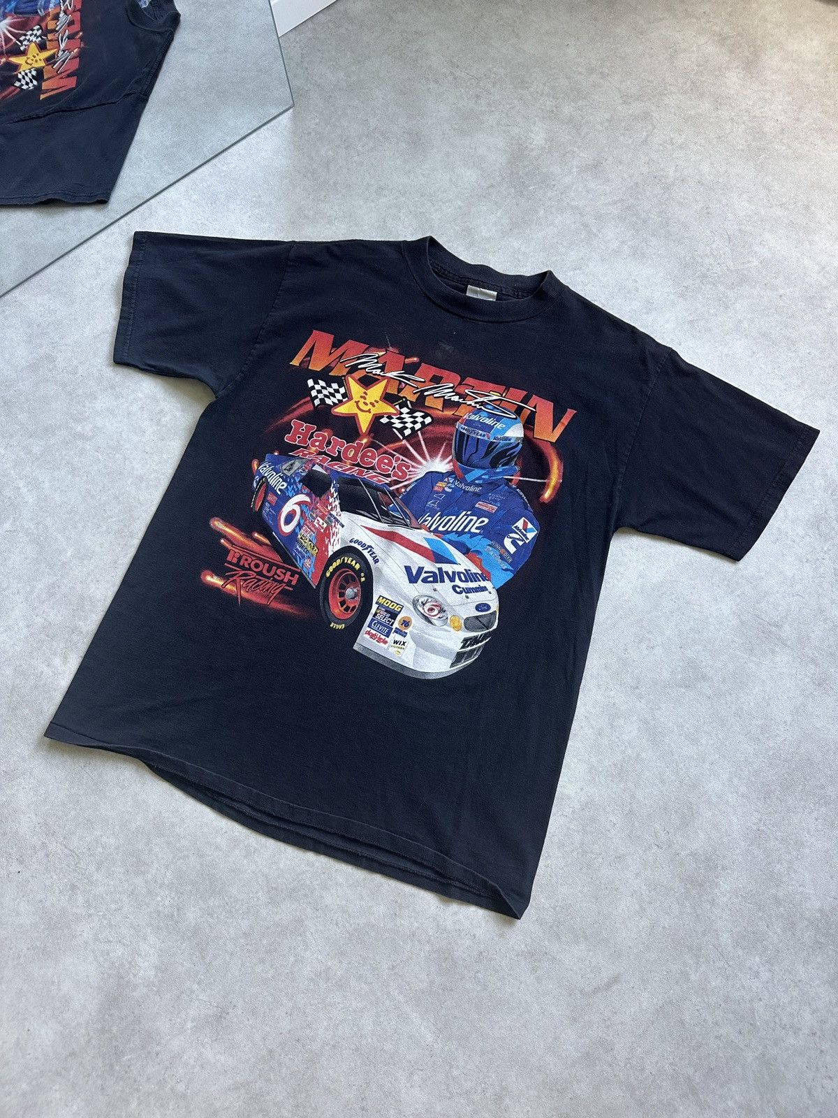 OG 1999 Mark Martin Hardes Racing Nascar T-shirt