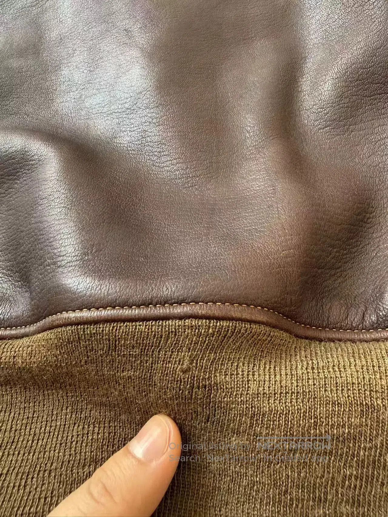 The Real McCoy's Real McCoy A2 Leather Jacket. Size US M / EU 48-50 / 2 - 9 Thumbnail