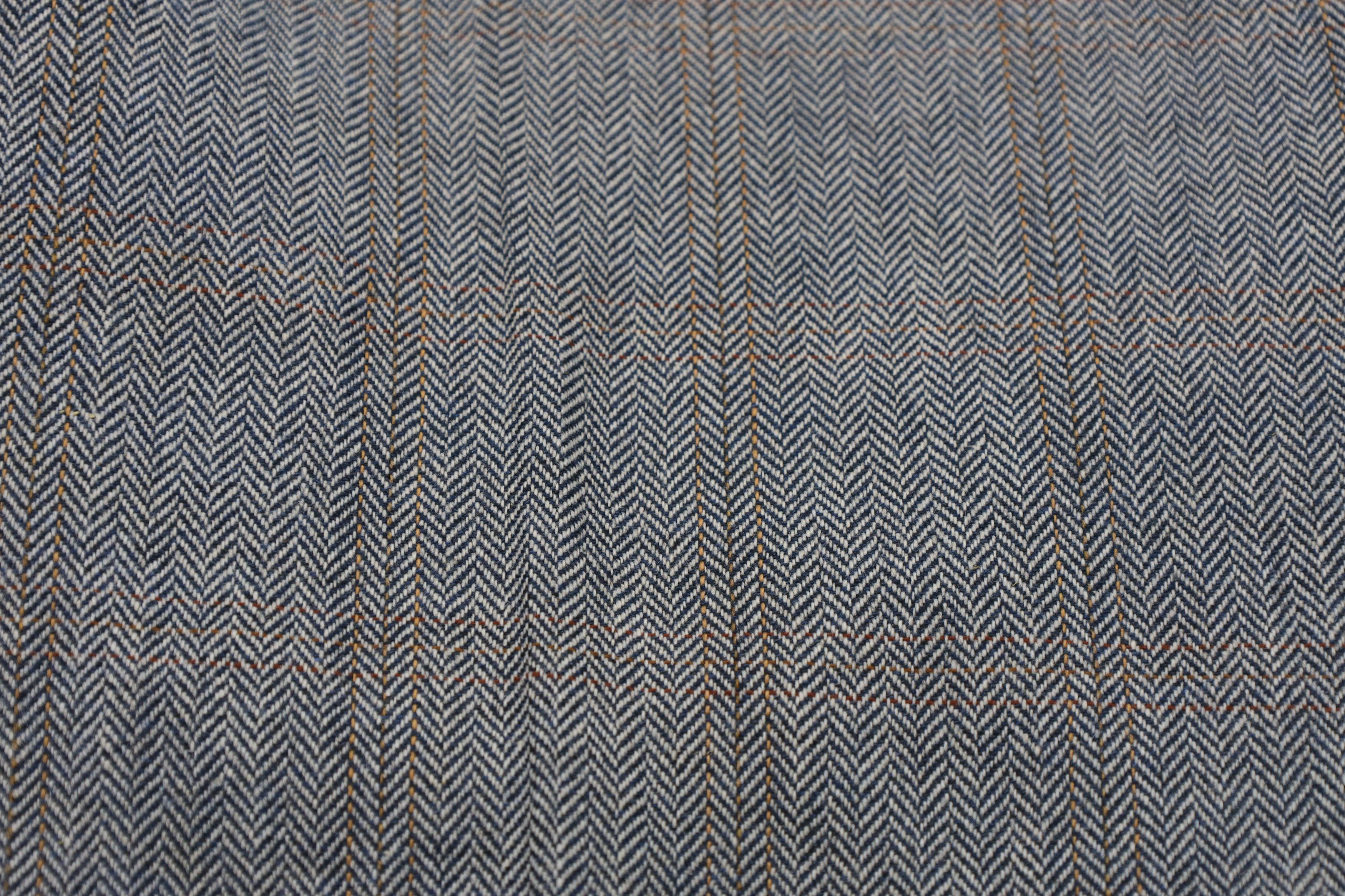 Vintage Vintage 60s 70s Streetwear Herringbone Wide Leg Pants USA Size US 36 / EU 52 - 7 Thumbnail