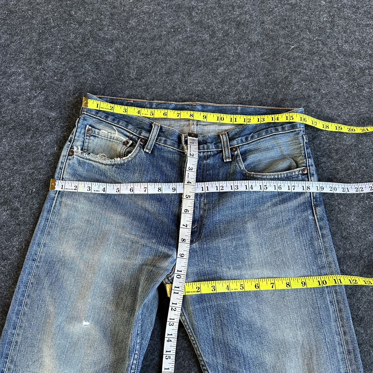 Levi's Levis 505 Distressed Blue Washed Vintage Denim 32x30 D578 Size US 32 / EU 48 - 12 Thumbnail