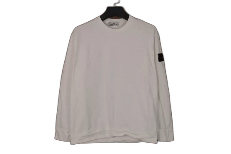 Stone Island Stone Island White Long Sleeve Sweatshirt Size US L / EU 52-54 / 3 - 1 Thumbnail