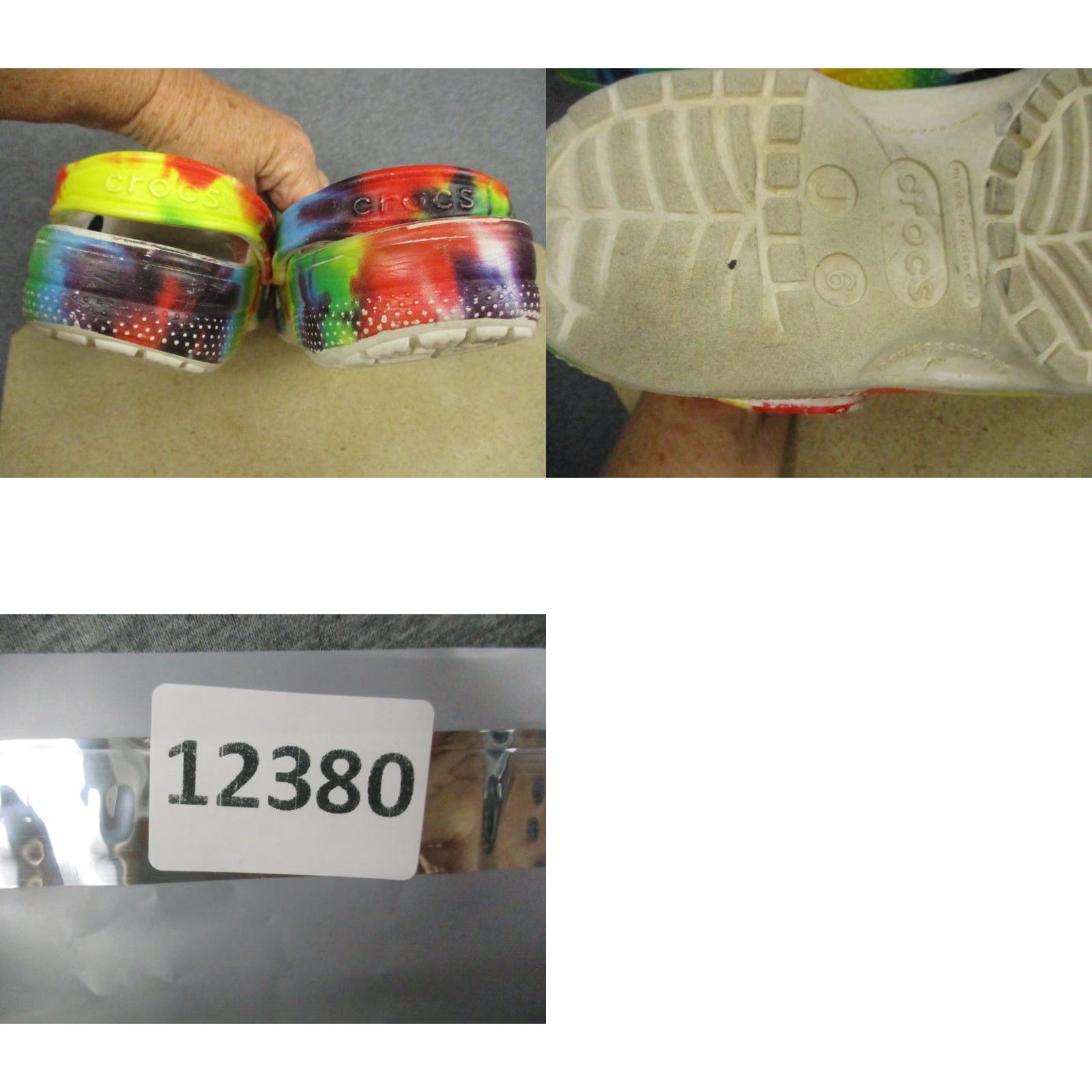 Crocs CROCS Tye Dye Platform Casual Women's 6 Multicolor Waterproof Sandal Size US 6 / IT 36 - 9 Thumbnail