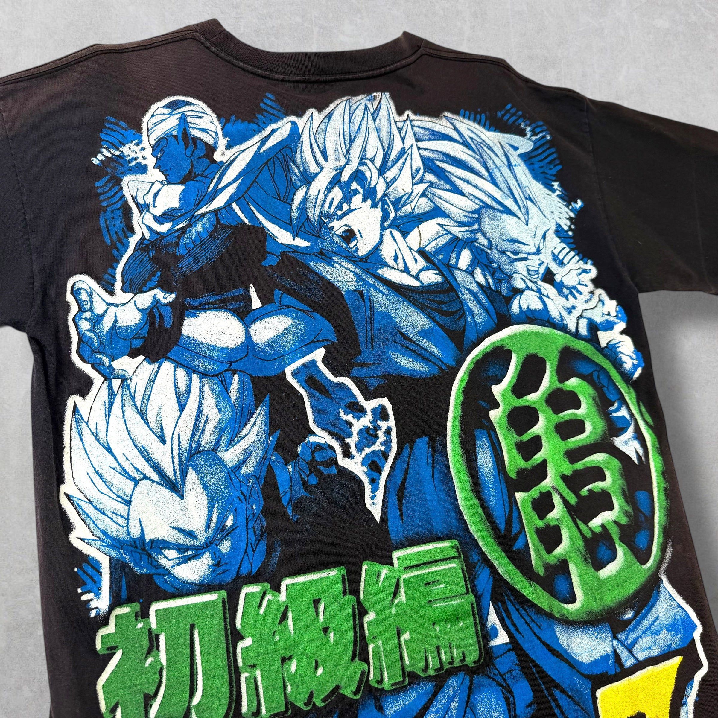 Vintage Vintage 90's Resurreccion Rolling DBZ Goku Tee XL Size US XL / EU 56 / 4 - 4 Thumbnail