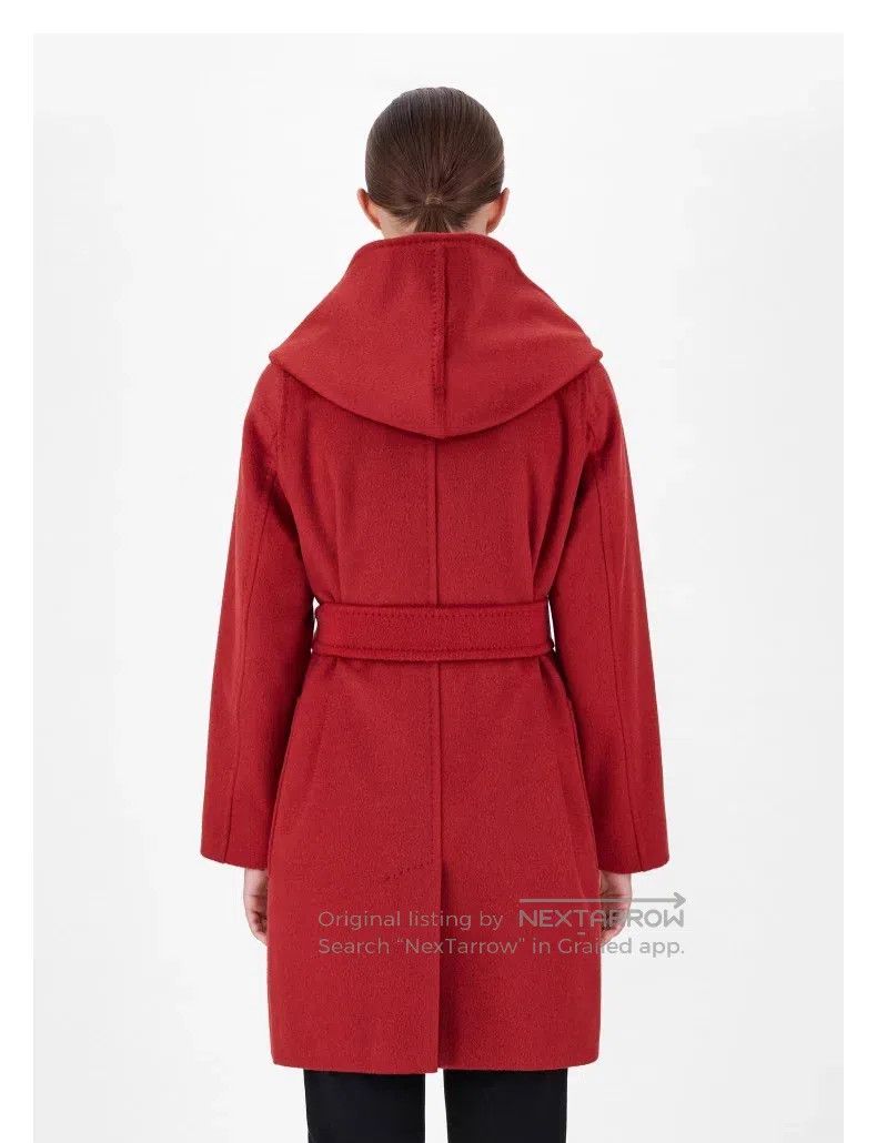 Max Mara Max Mara Women's Camel Fleece Hooded Overcoat Size M / US 6-8 / IT 42-44 - 8 Thumbnail