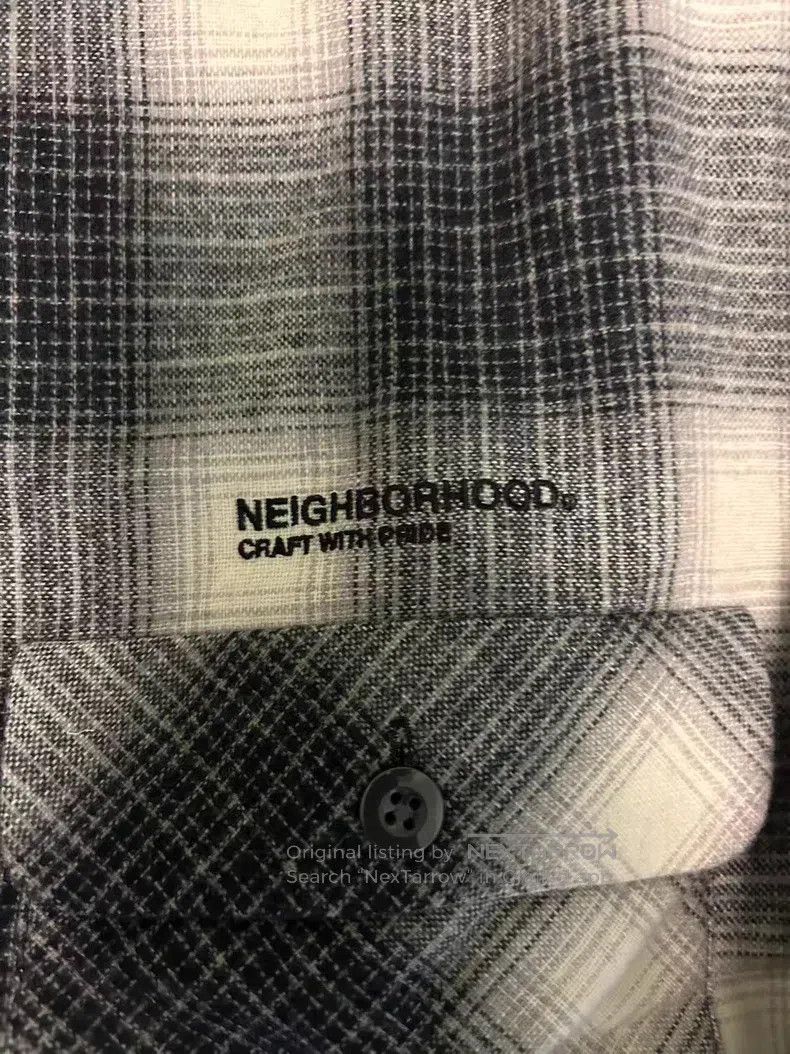 Neighborhood Neighborhood Plaid Check Wool Fleece Shirt Jacket Size US L / EU 52-54 / 3 - 4 Thumbnail