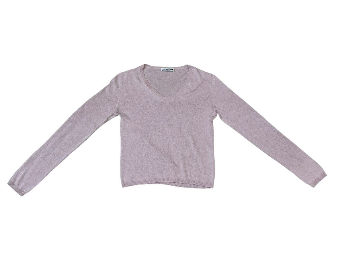Jil Sander Jil Sander Wool V- Neck Ladies Pullover Jumper Sweater Small Size S / US 4 / IT 40 - 4 Thumbnail