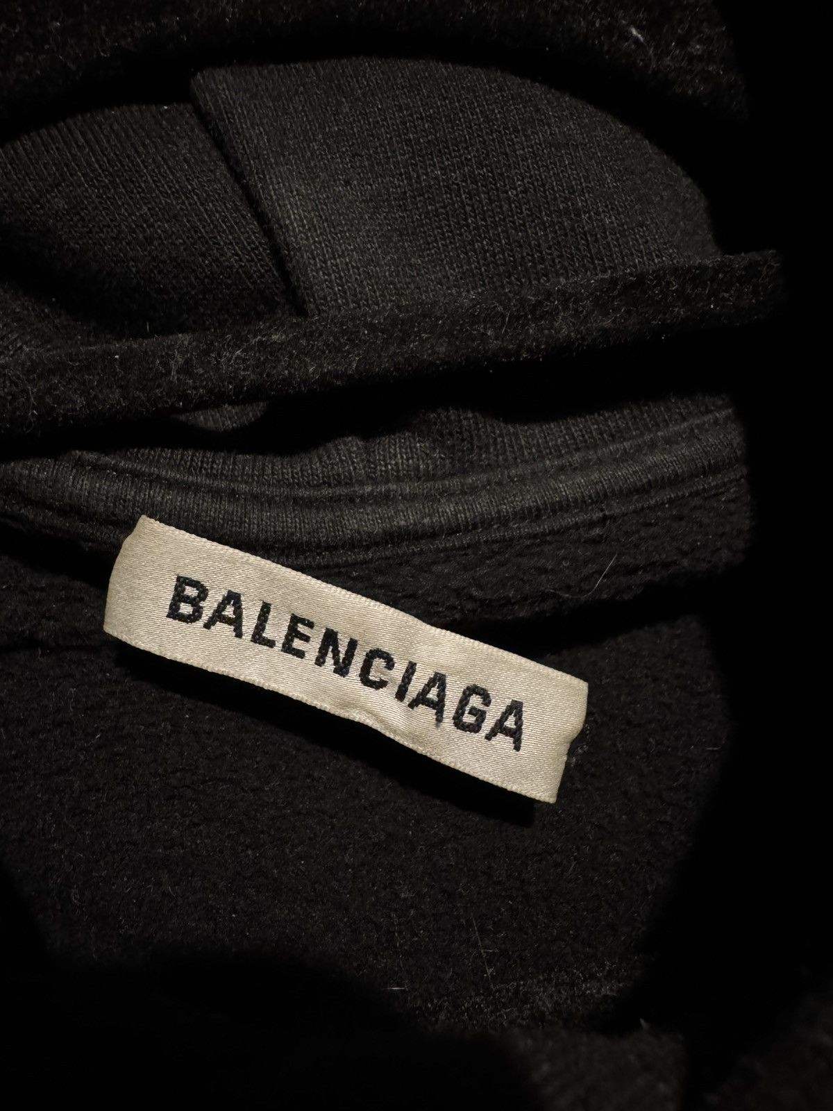 Balenciaga Balenciaga paris black hoodie Size US S / EU 44-46 / 1 - 8 Thumbnail