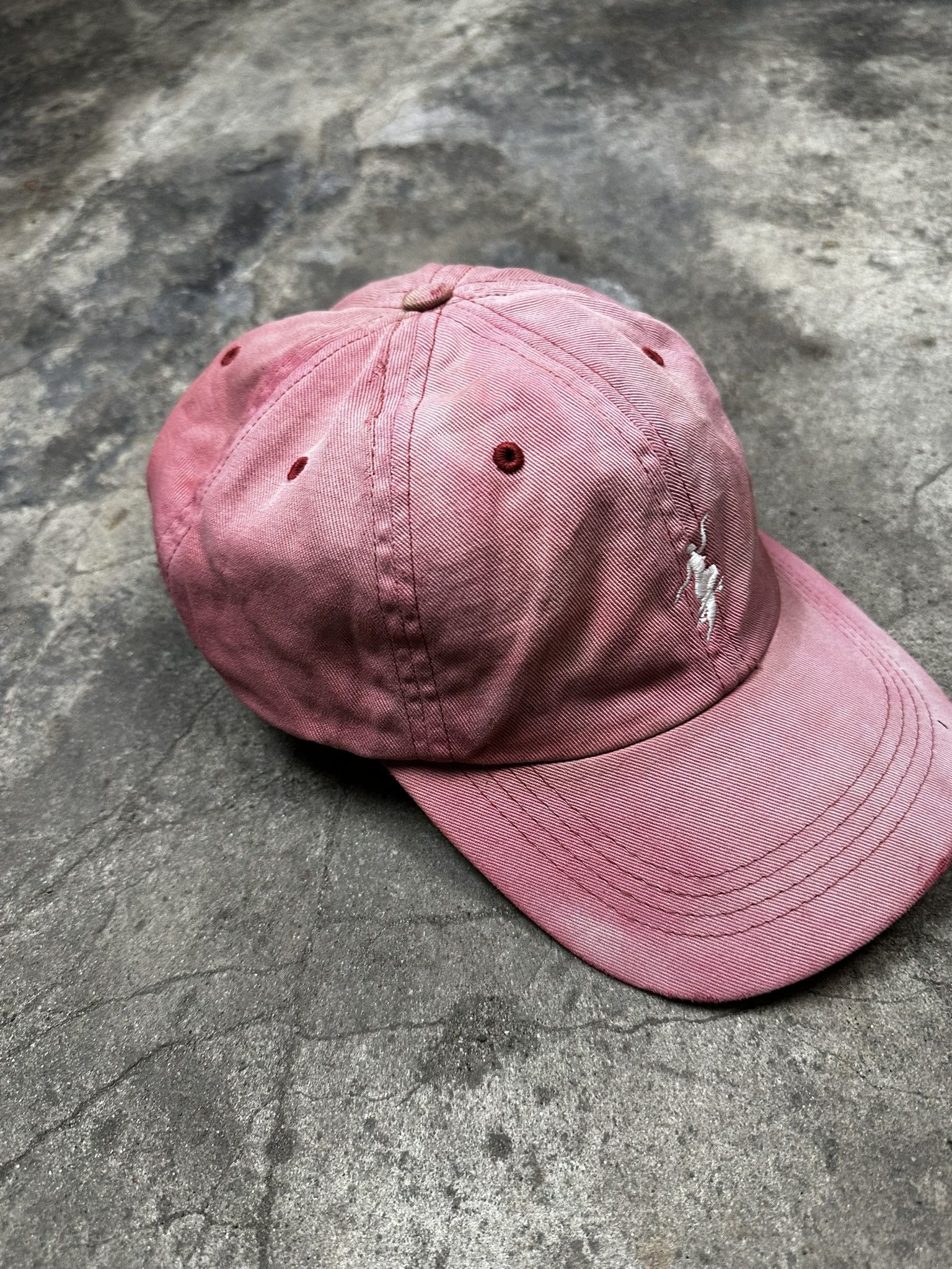 Polar Skate Co. 00s Vintage Polar Skate Co. Distressed Washed Hiphop Cap Size ONE SIZE - 2 Thumbnail