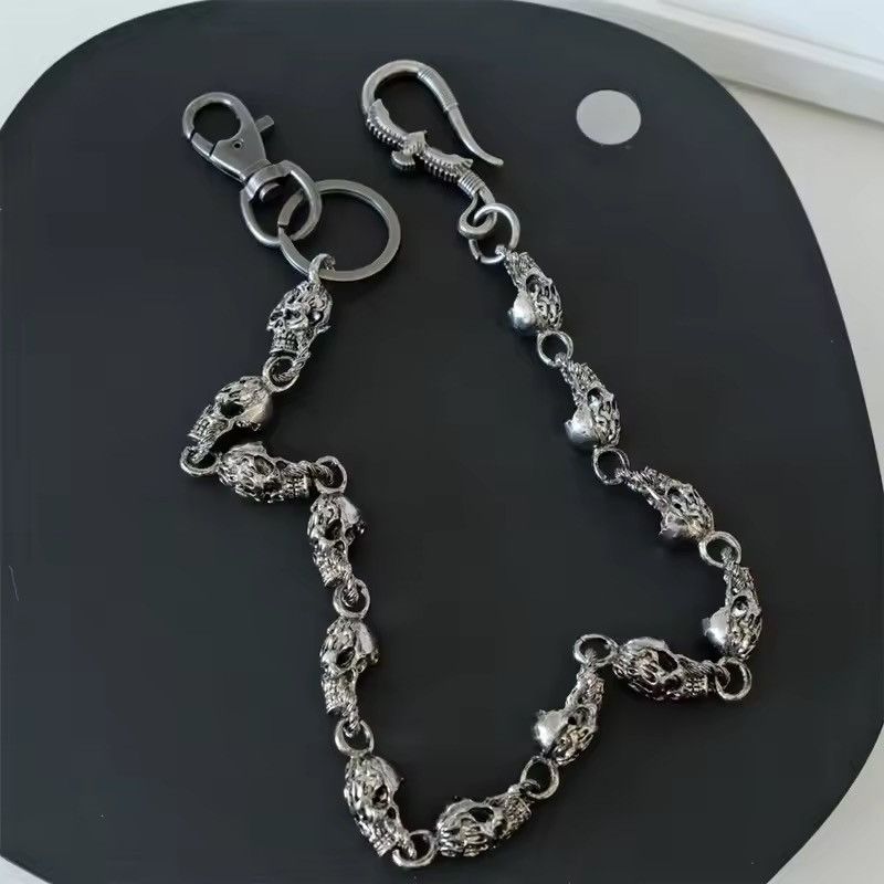 Jewelry Skull Wallet Chain, Pants Chain Size ONE SIZE - 4 Thumbnail