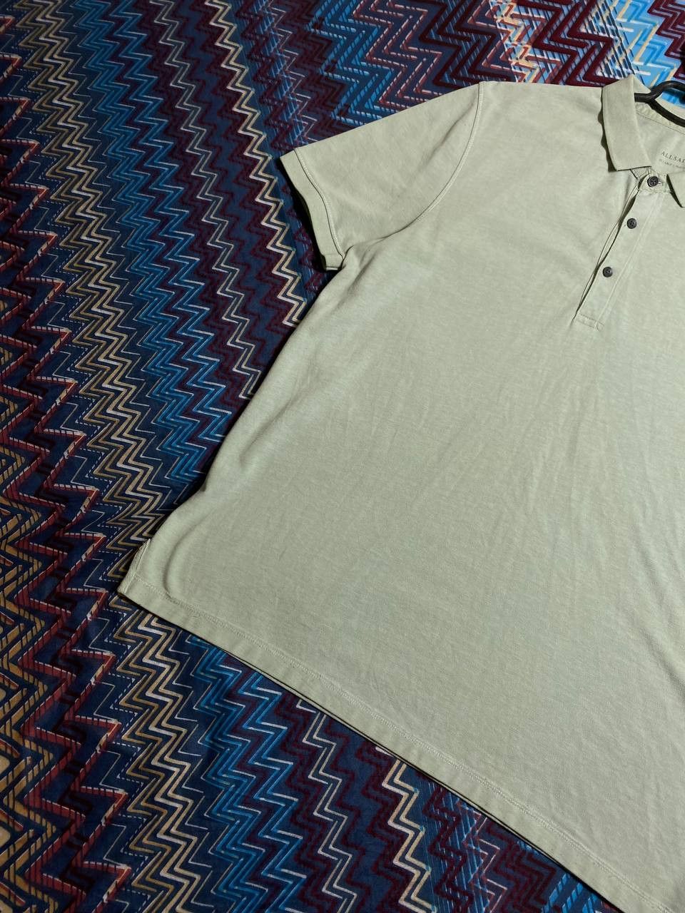 Allsaints × Vintage Allsaints Designer Luxury Polo Shirt Size US XXL / EU 58 / 5 - 13 Thumbnail