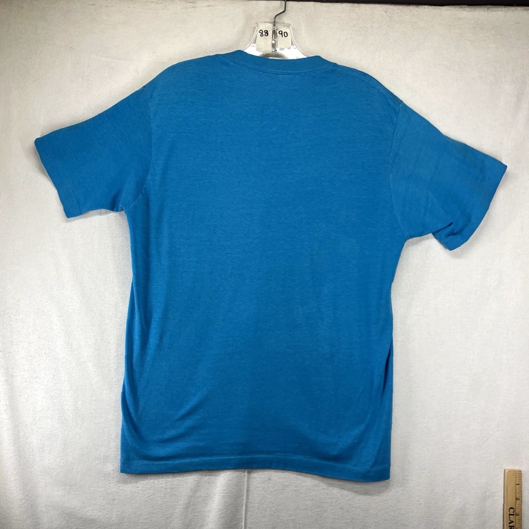 Nike VINTAGE Nike T-Shirt Unisex Adults Shirt L Blue 80s 90s Retro USA Graphic Print Stitch Logo Crew Neck Short Sleeve Size US L / EU 52-54 / 3 - 2 Thumbnail