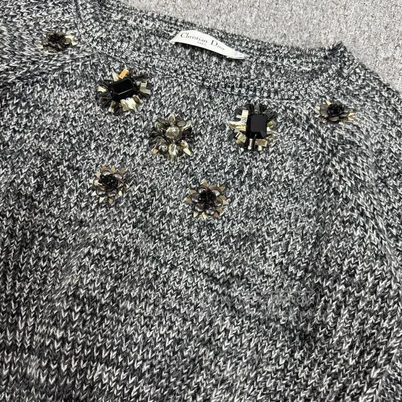 Dior Dior Gray Wool Pullover Sweater . Size S / US 4 / IT 40 - 3 Thumbnail