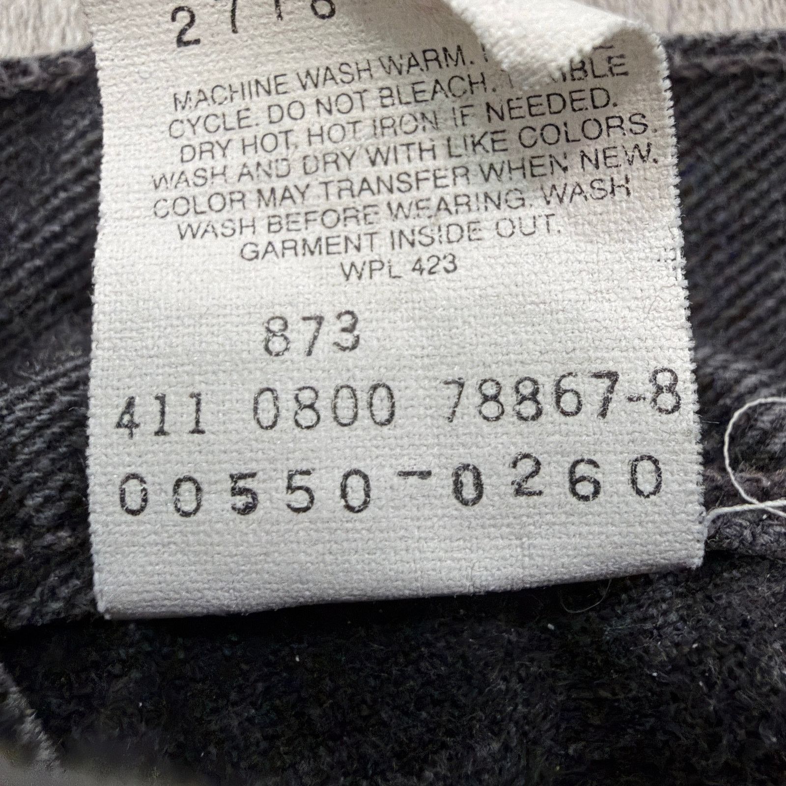 Levi's Vintage Levis 550 Jeans Men's 38x36 Black Relaxed Fit Denim Size US 38 / EU 54 - 5 Thumbnail