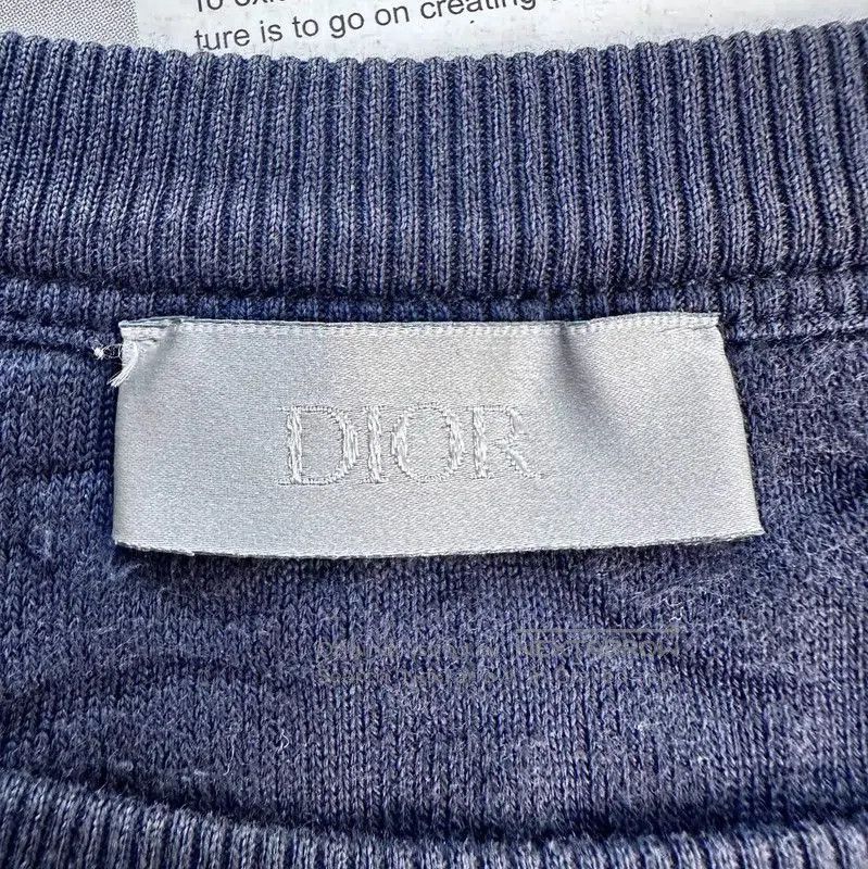 Dior Dior Men's Navy T-Shirt L Size . Size US L / EU 52-54 / 3 - 7 Thumbnail