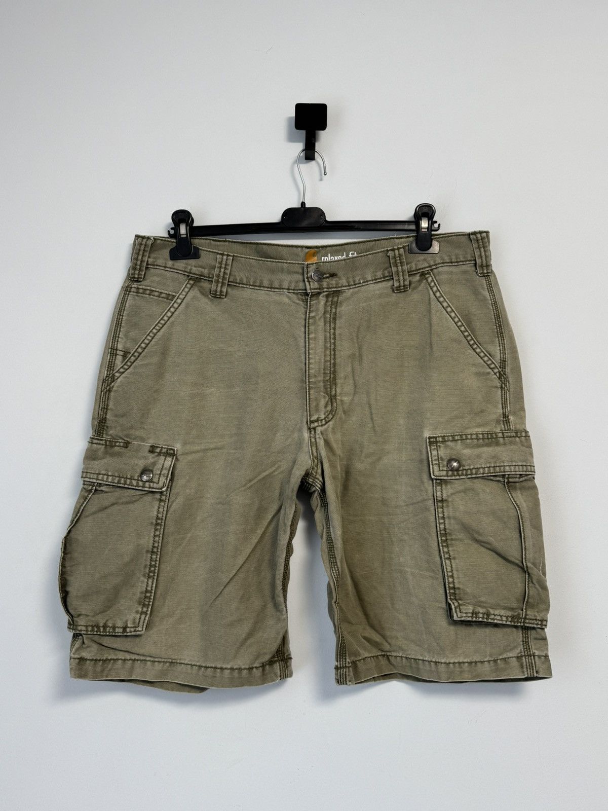 Carhartt Carhartt Relaxed Fit Cargo Short 36 earth olive distress wip Size US 36 / EU 52 - 6 Thumbnail