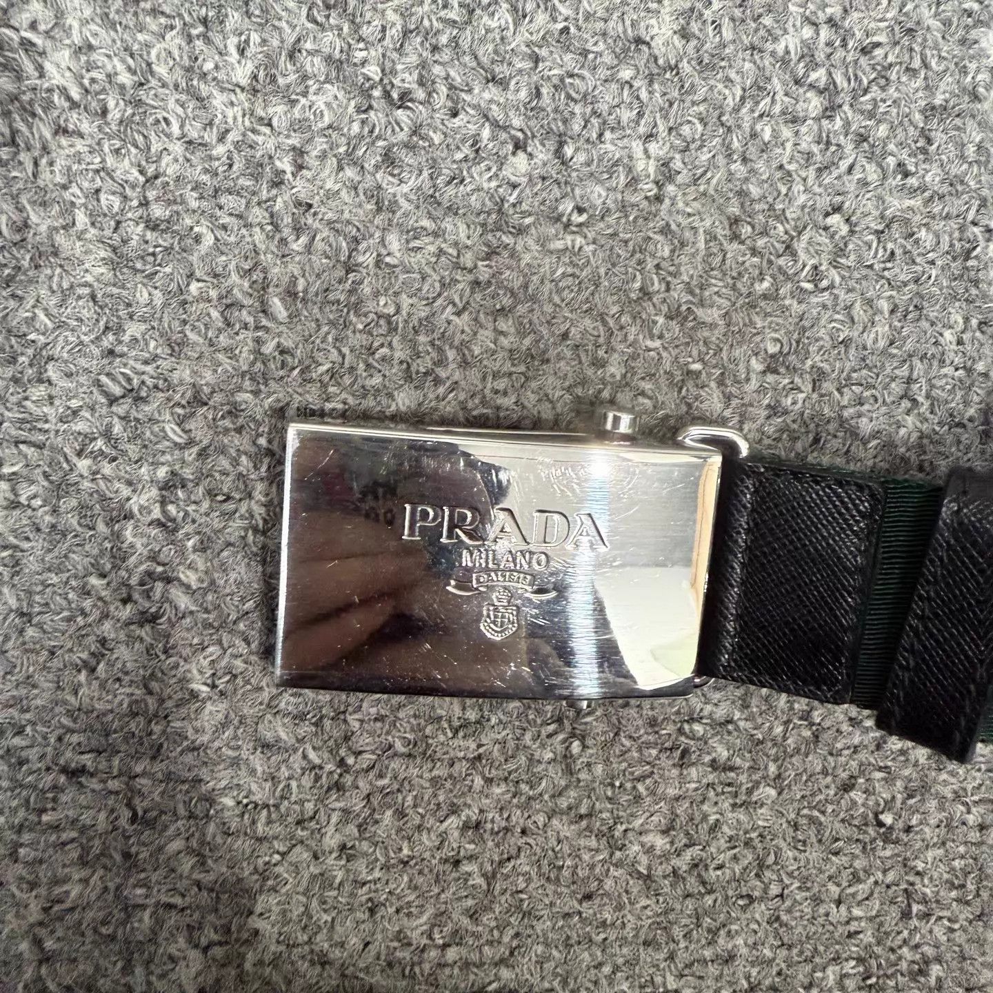Prada Prada Classic Square Buckle Belt 105 99 New Size ONE SIZE - 2 Thumbnail
