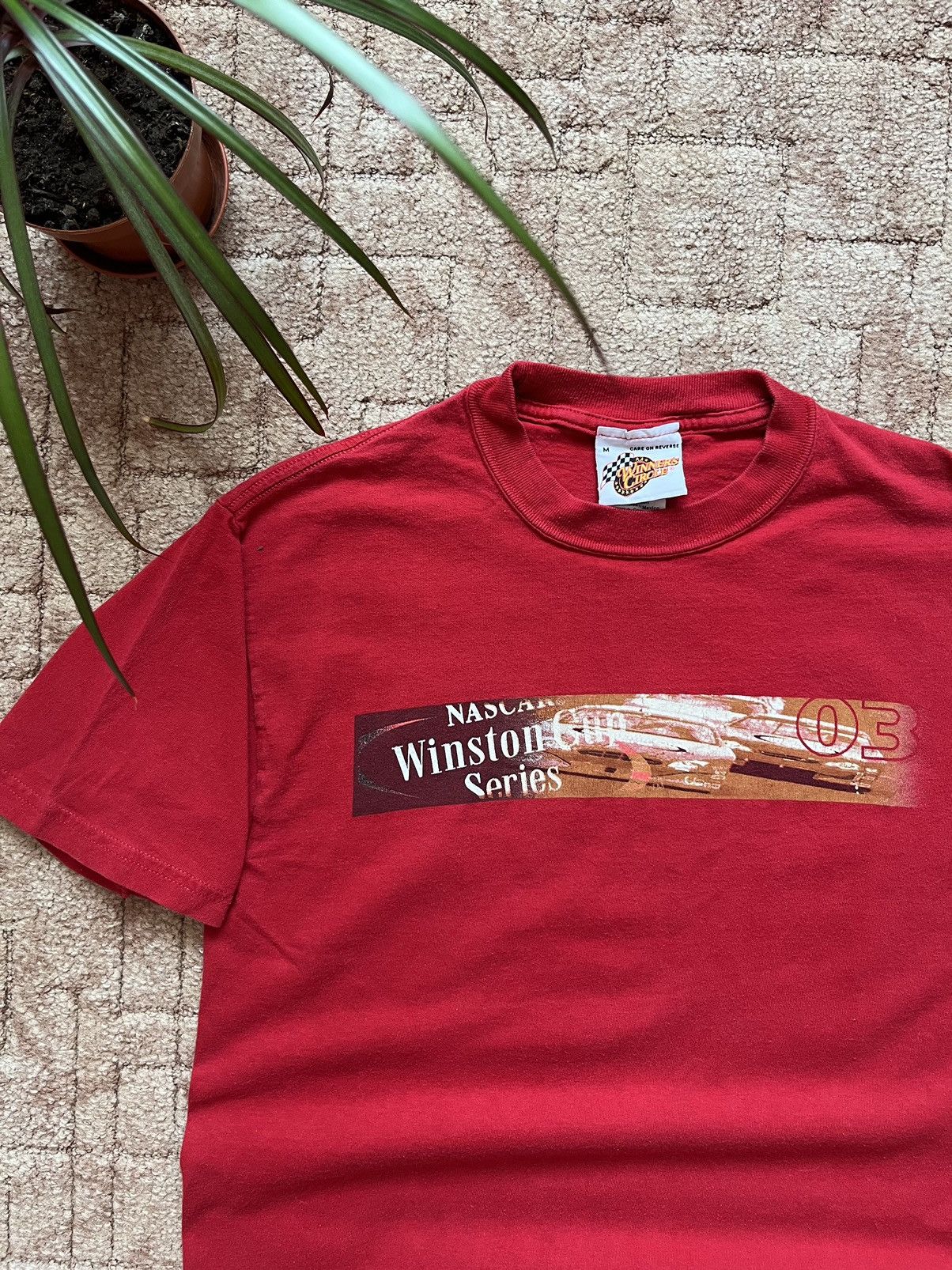 NASCAR Vintage 00's Nascar Winston Cup Racing Red Tee Size M Size US M / EU 48-50 / 2 - 7 Thumbnail