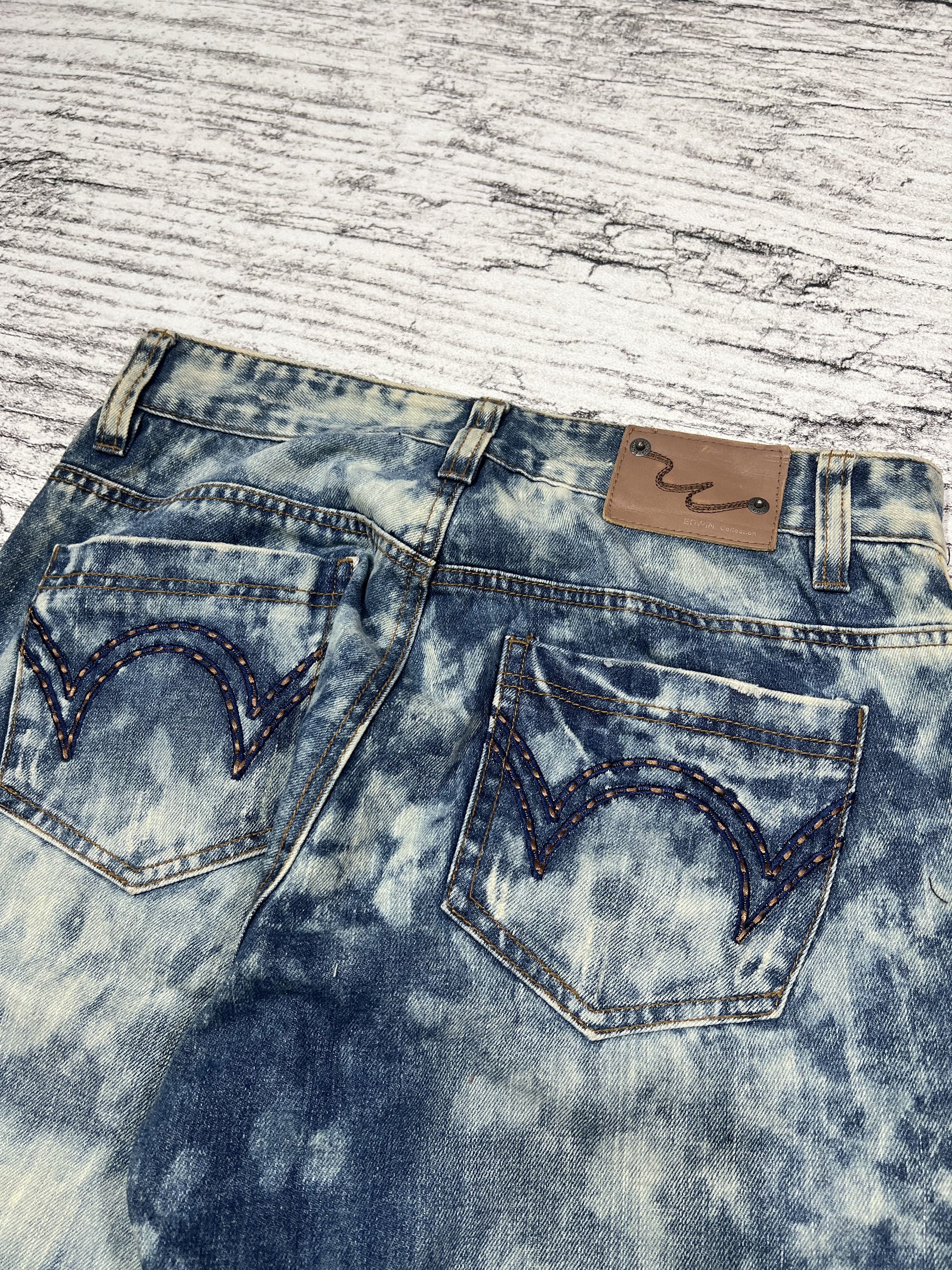 Edwin 2000s Japanese Edwin Bondage Lace Up Acid Wash y2k Lgb Ifsix Size US 28 / EU 44 - 5 Thumbnail