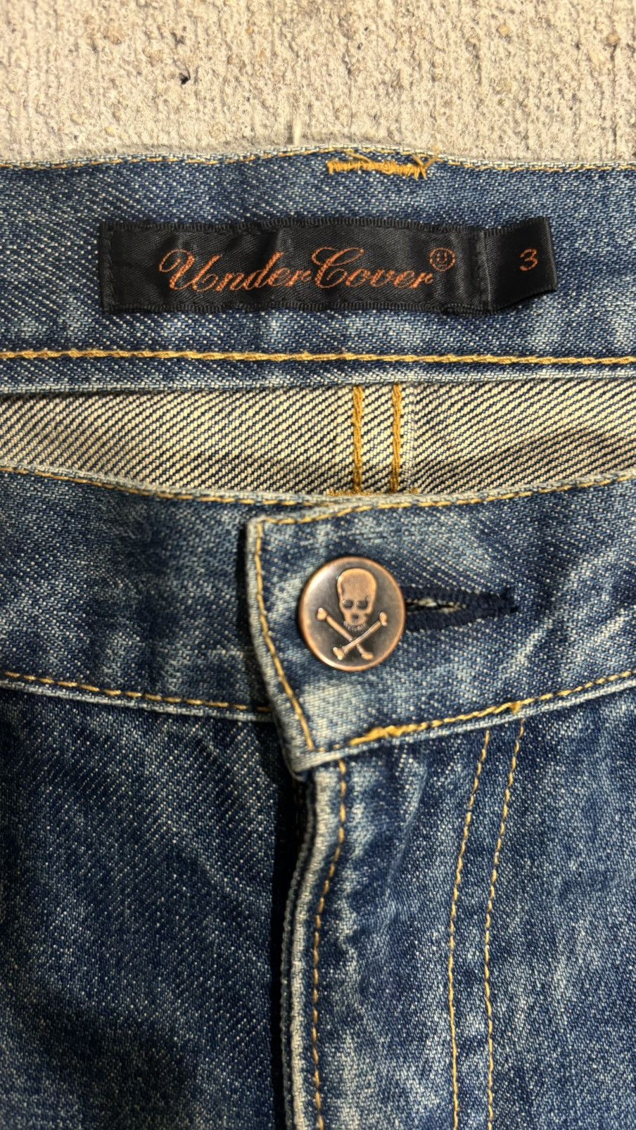 Undercover Undercover AW2005 Arts & Craft Boro Heart Denim Size US 32 / EU 48 - 6 Thumbnail