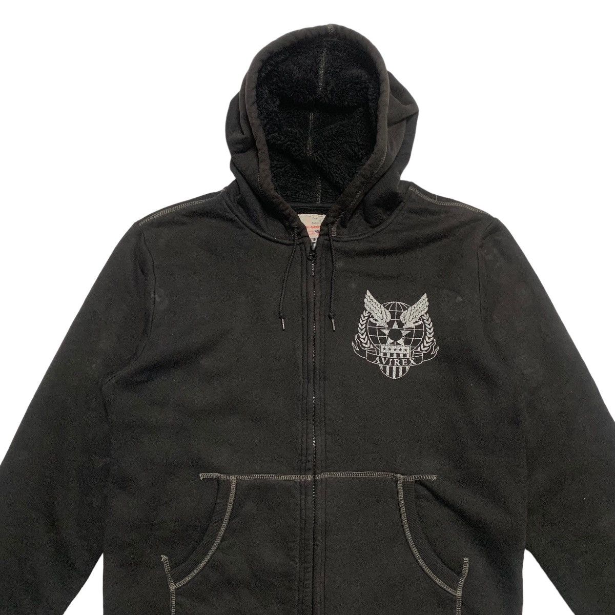 Avirex Vintage Avirex Us Armed Forces Zipper Hoodie Size US M / EU 48-50 / 2 - 4 Thumbnail