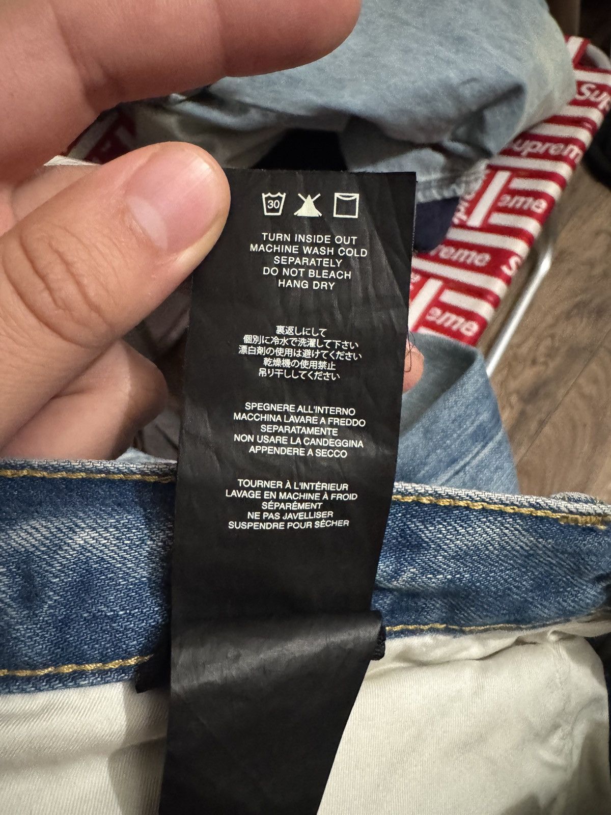 Fear of God Fear of God 7th Collection Distressed Jeans (5 Yr Indigo) Size US 32 / EU 48 - 9 Thumbnail