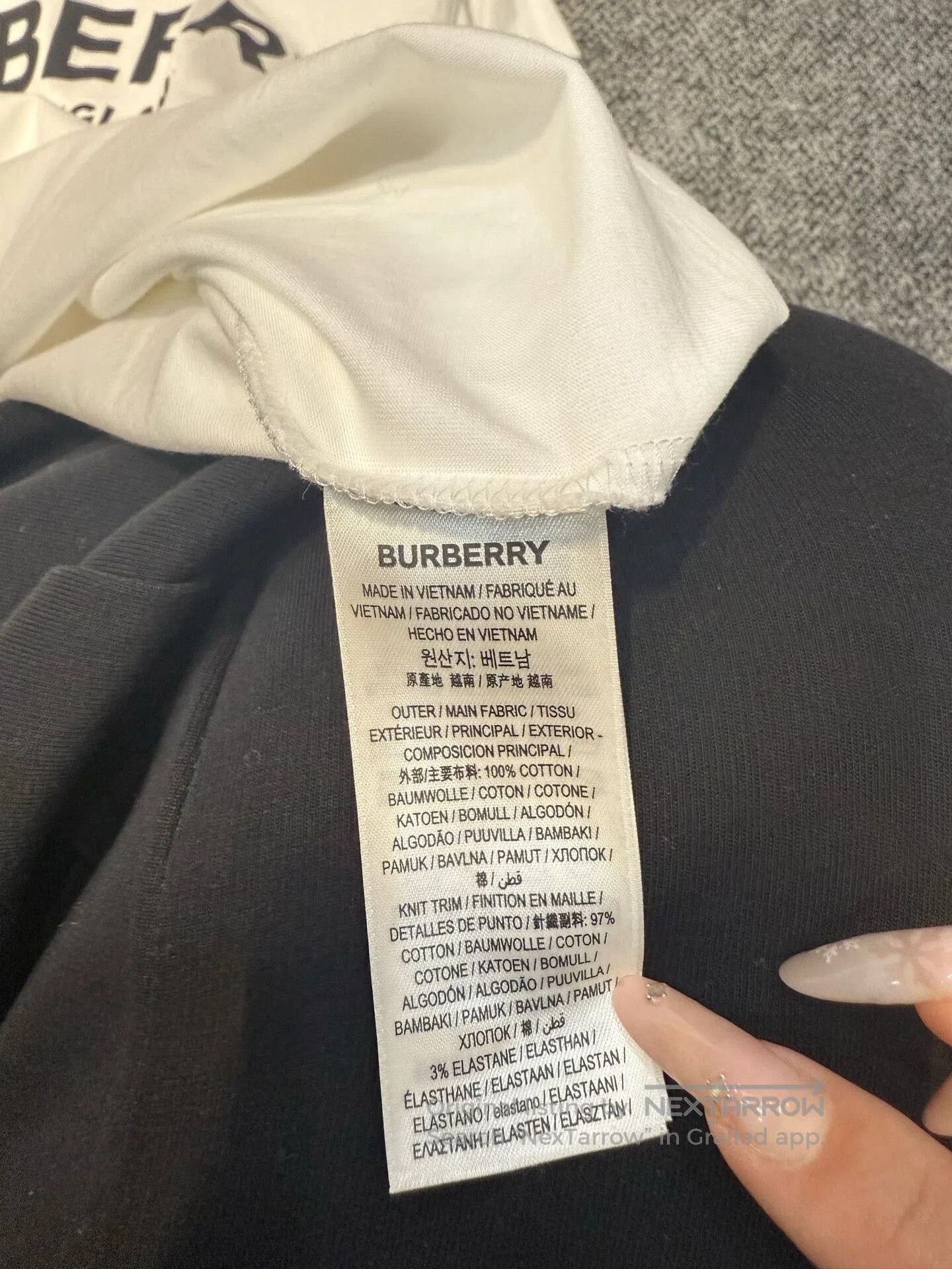 Burberry Burberry XXL Cotton Logo Item. Size US XXL / EU 58 / 5 - 5 Thumbnail