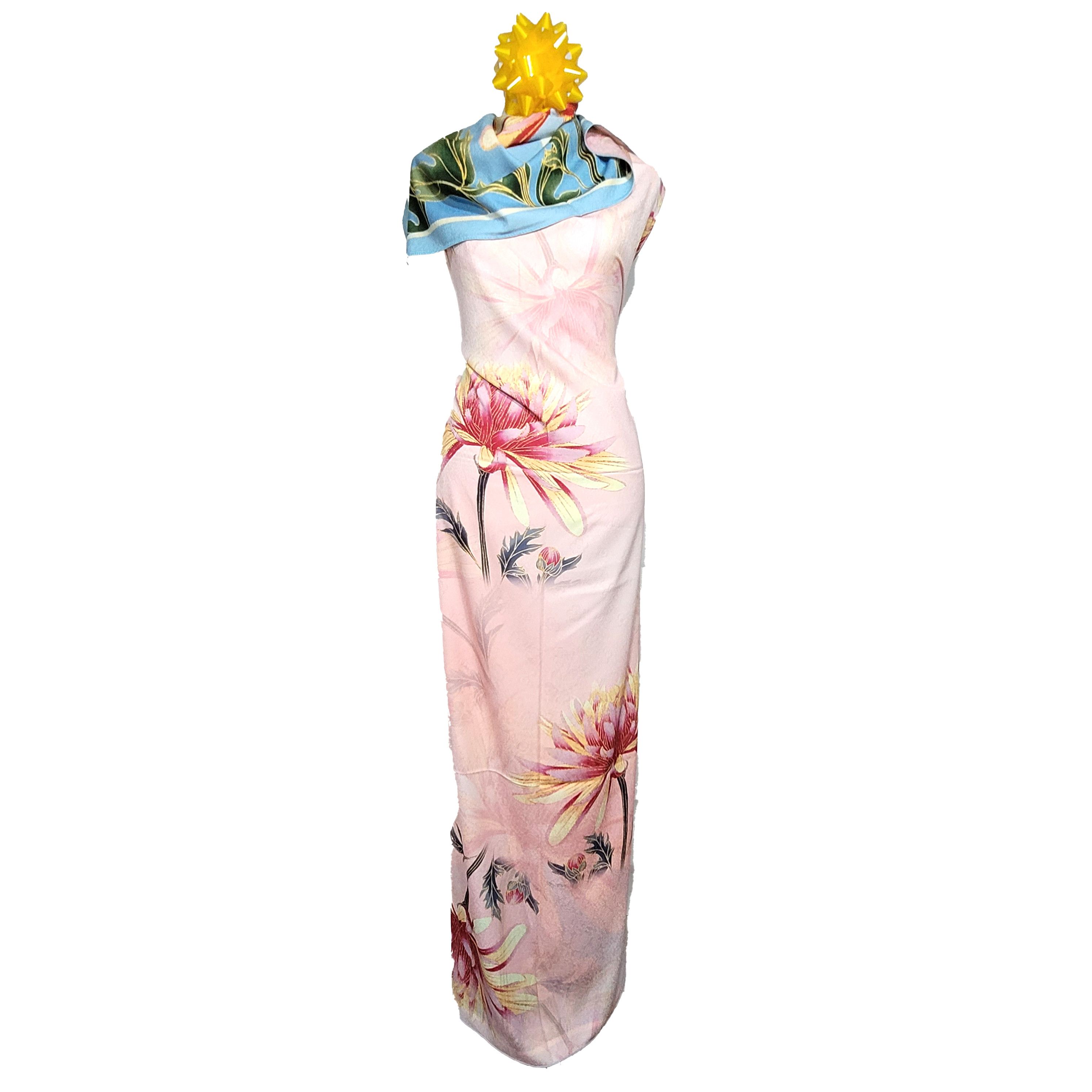 Other Double-Sided Silk Scarf 27"x70" Long Rectangle 3321 Size ONE SIZE - 6 Thumbnail