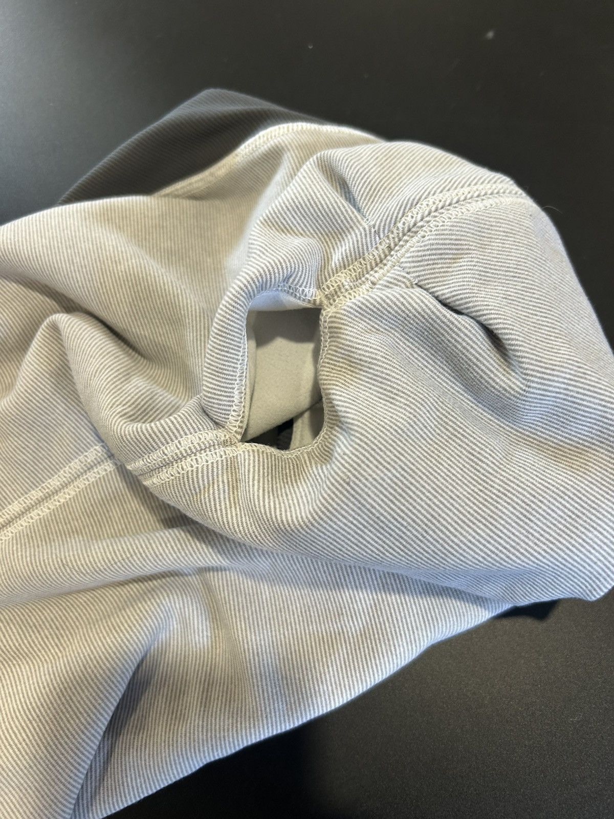 Lululemon lululemon Light Gray Hooded Pullover w Ponytail Hood Size S / US 4 / IT 40 - 4 Thumbnail